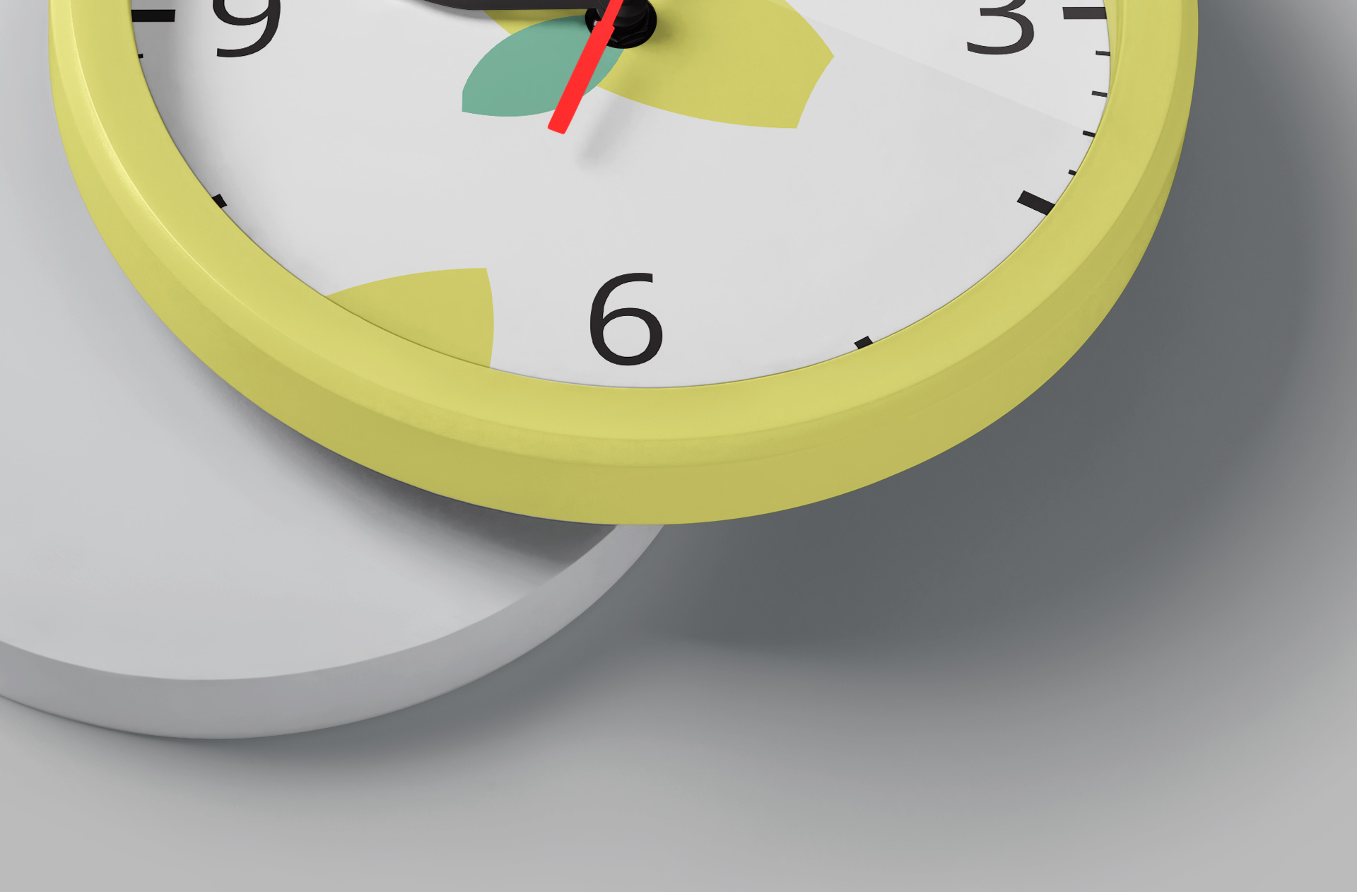 branding decor clock PSD
