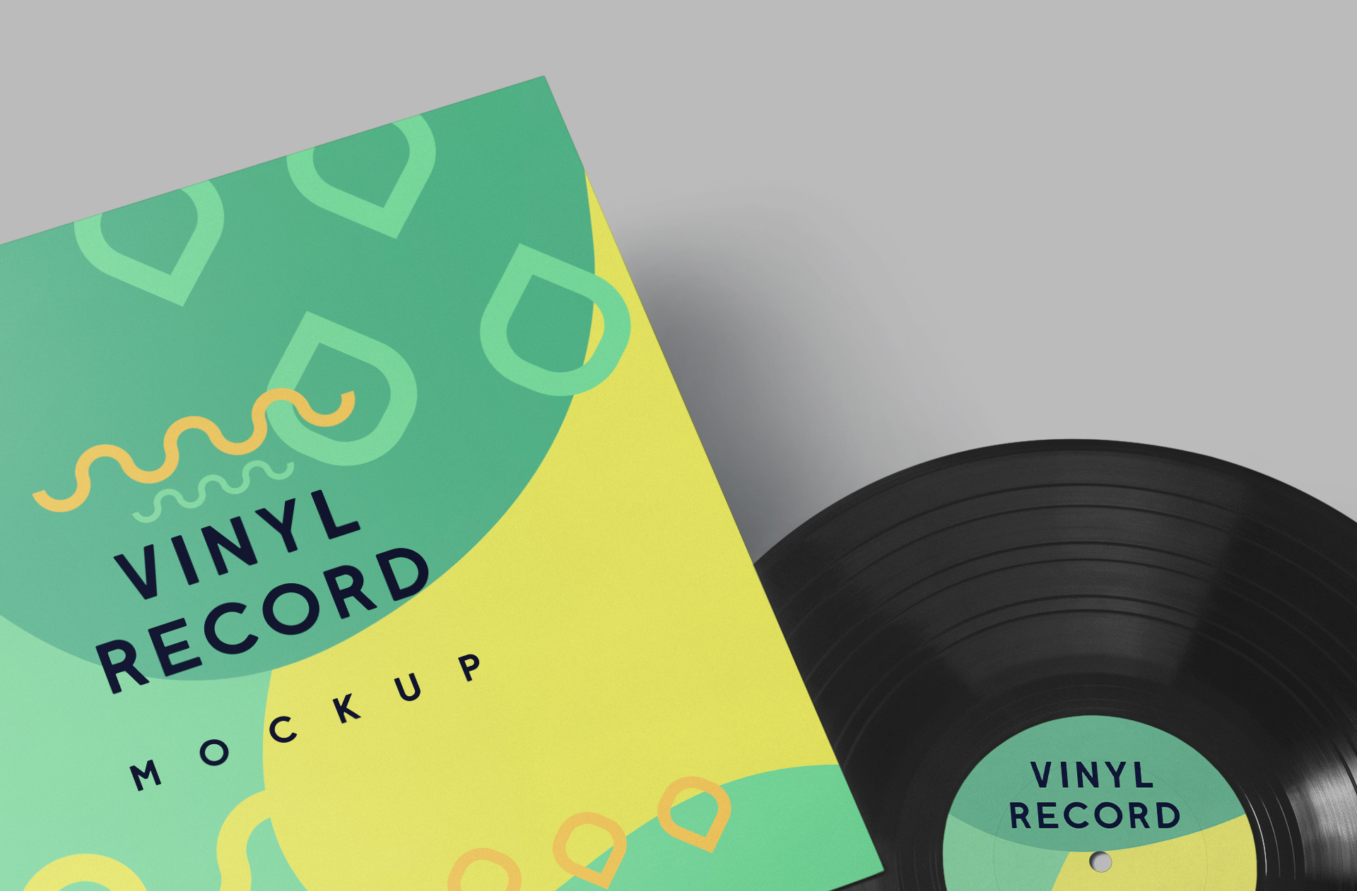 album cover mockup PSD