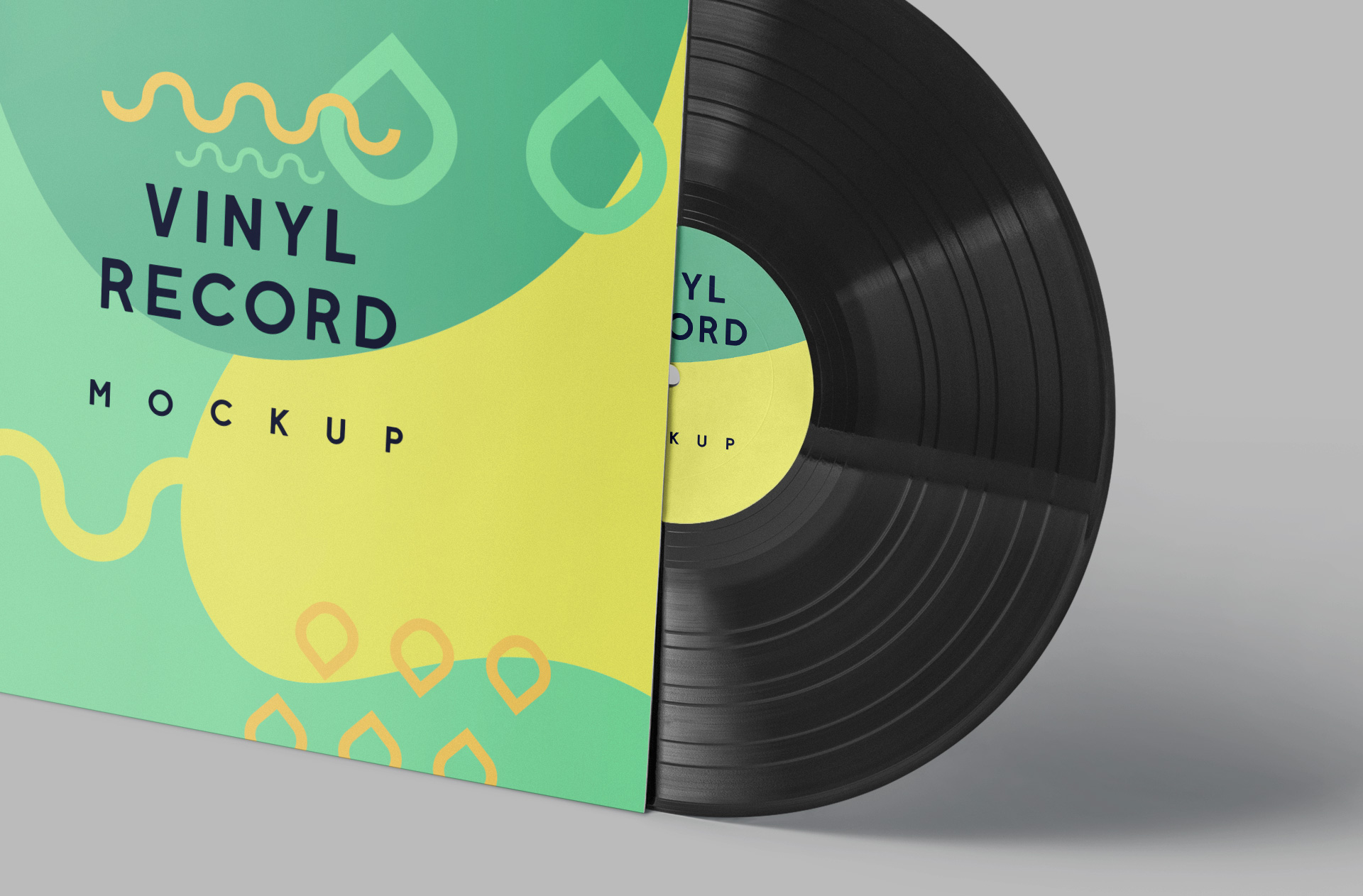 album branding mockup