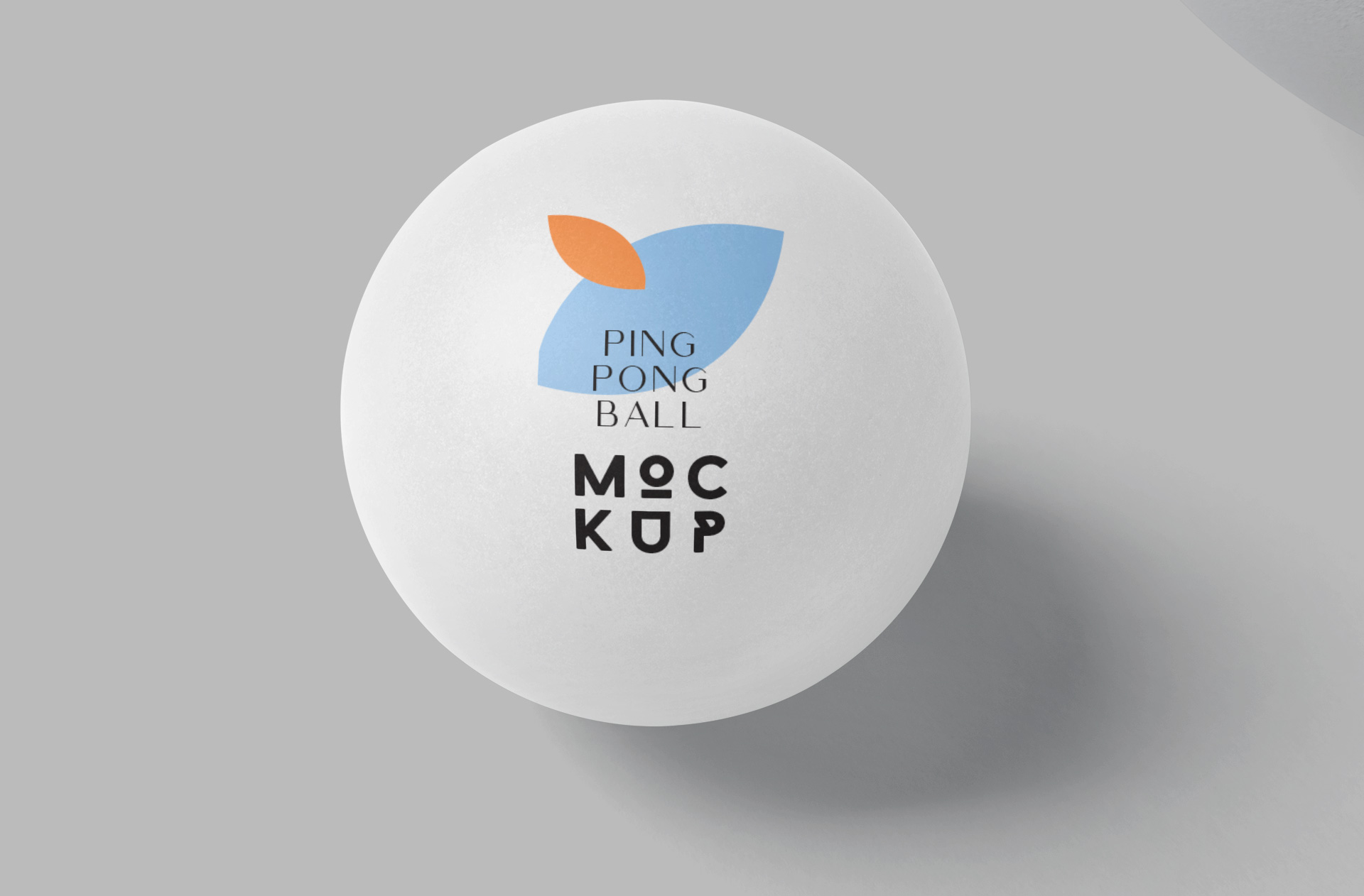 ball branding mock-up template