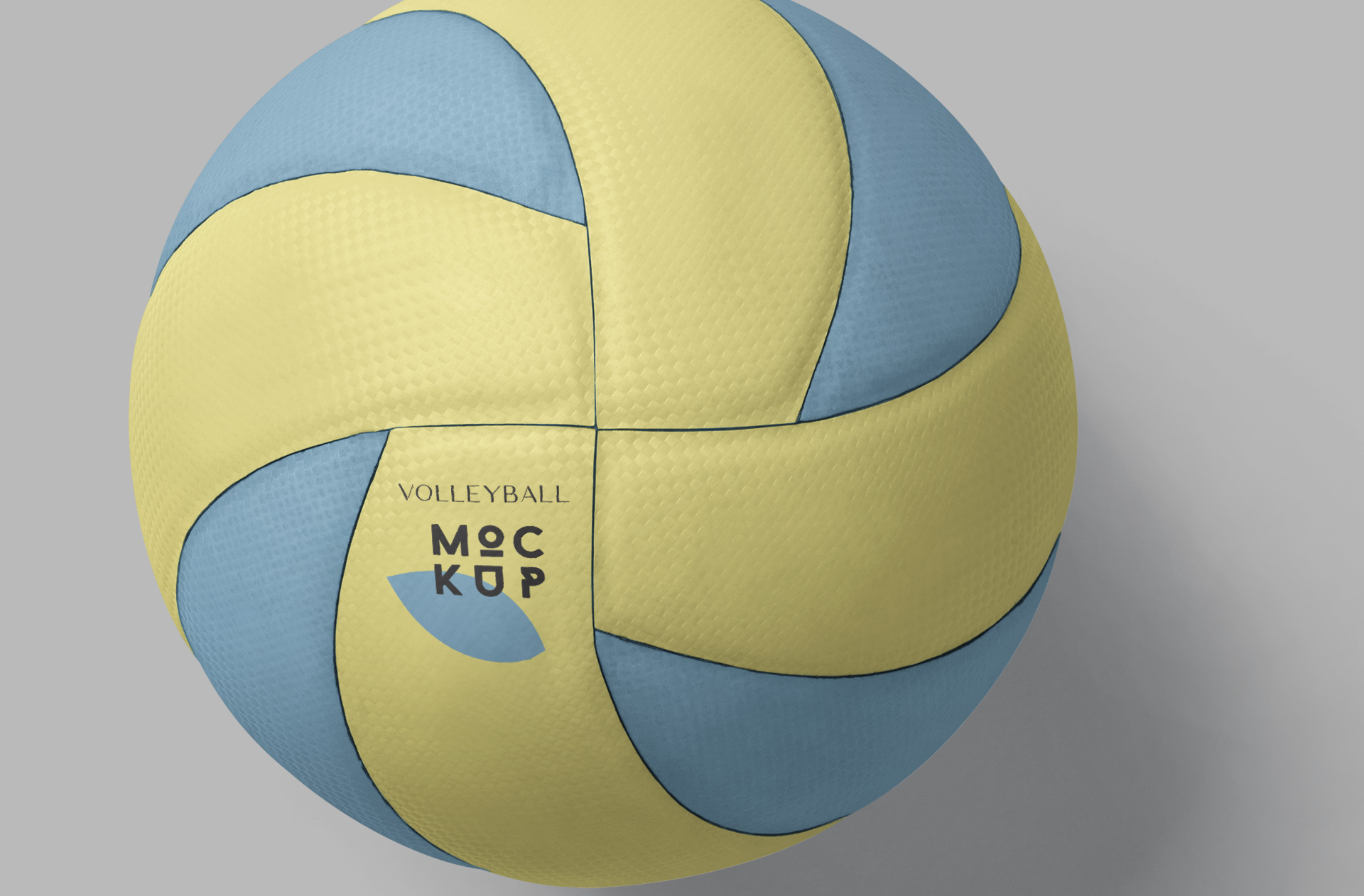 editable volleyball PSD