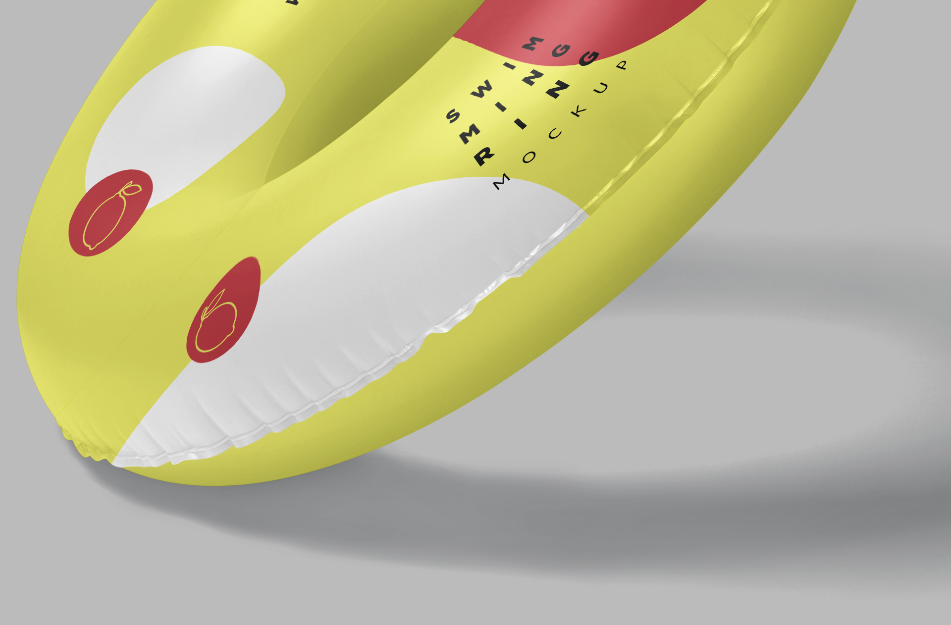 beach float branding mockup