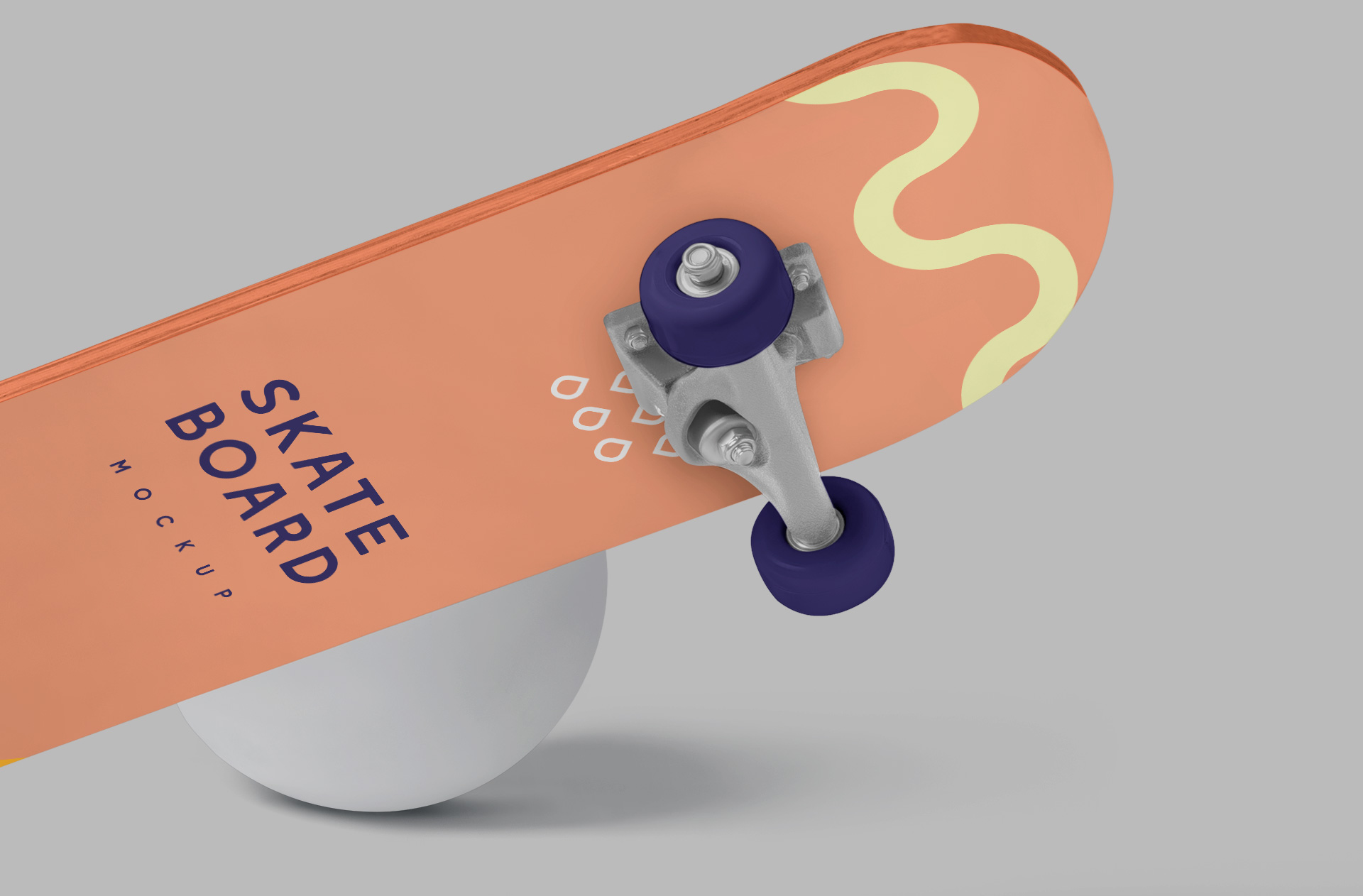 3D skateboard render