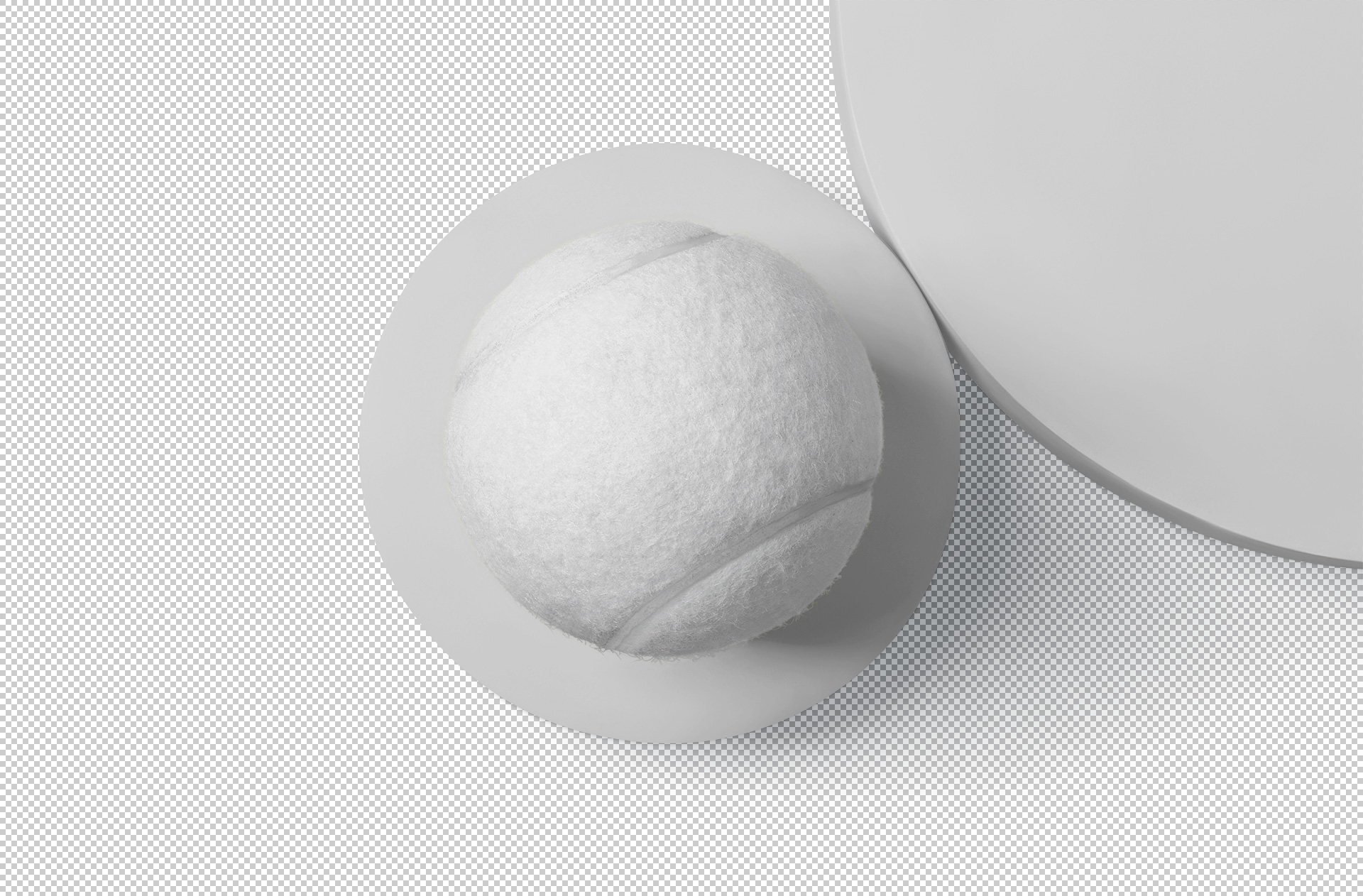 3D tennis ball render