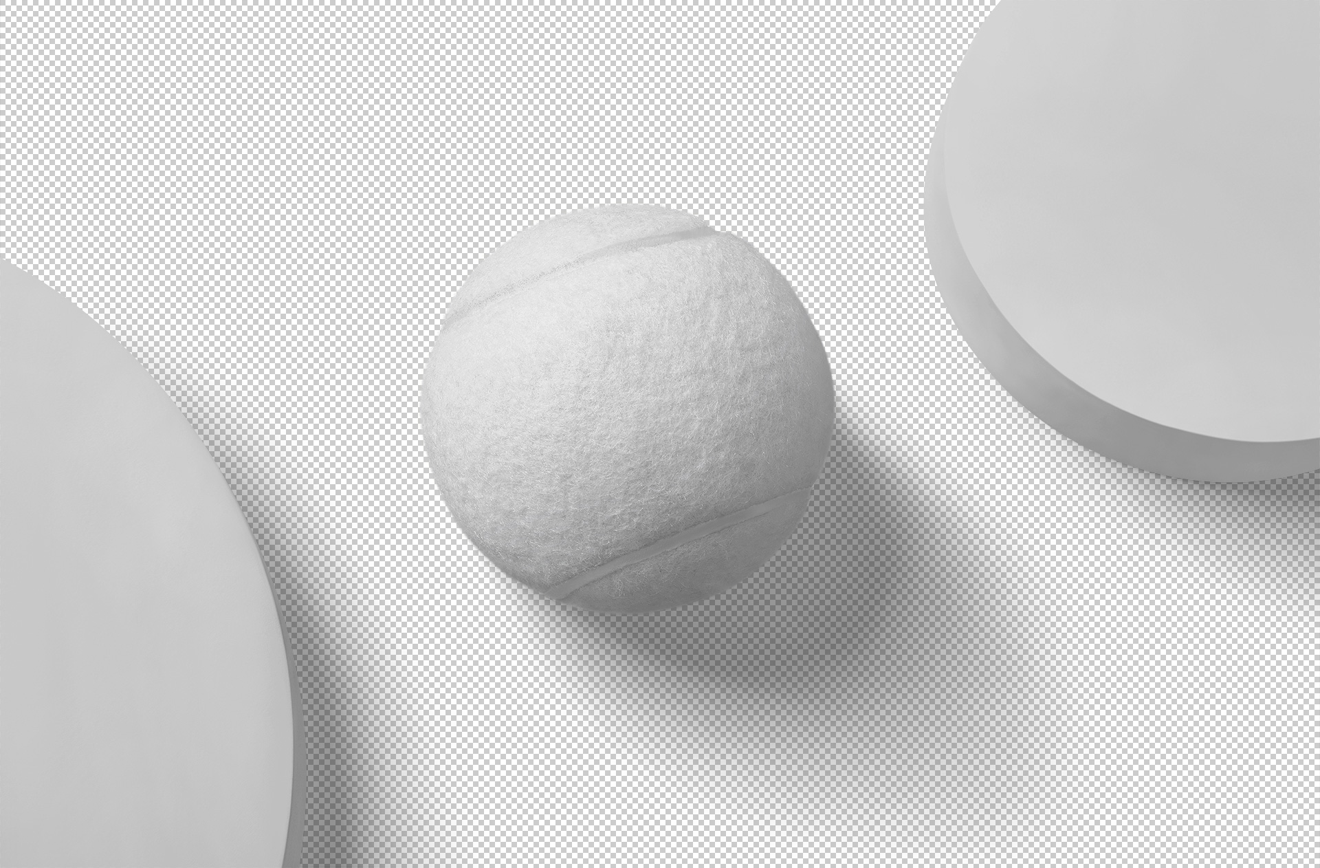 3D tennis ball render