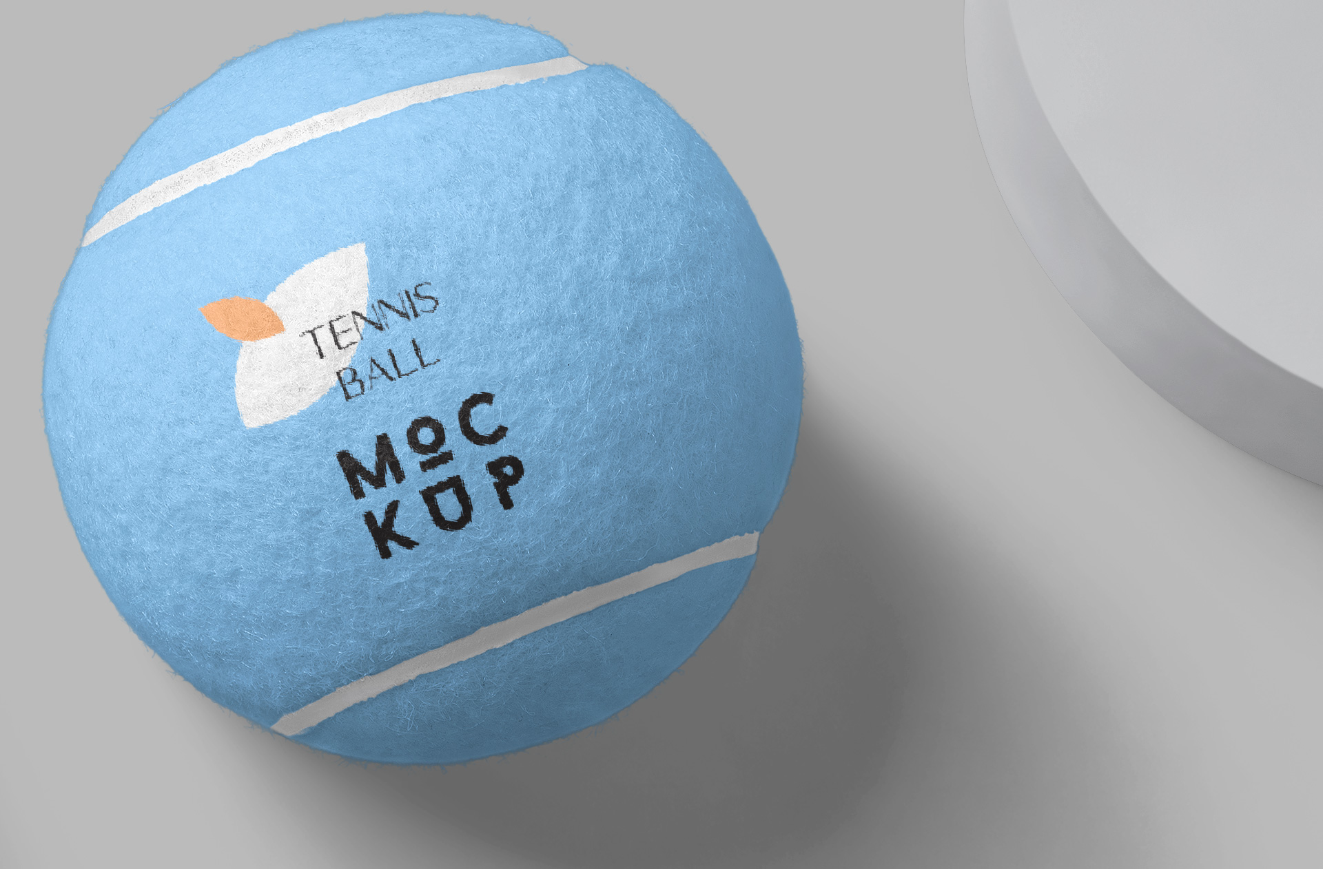 3D tennis ball render