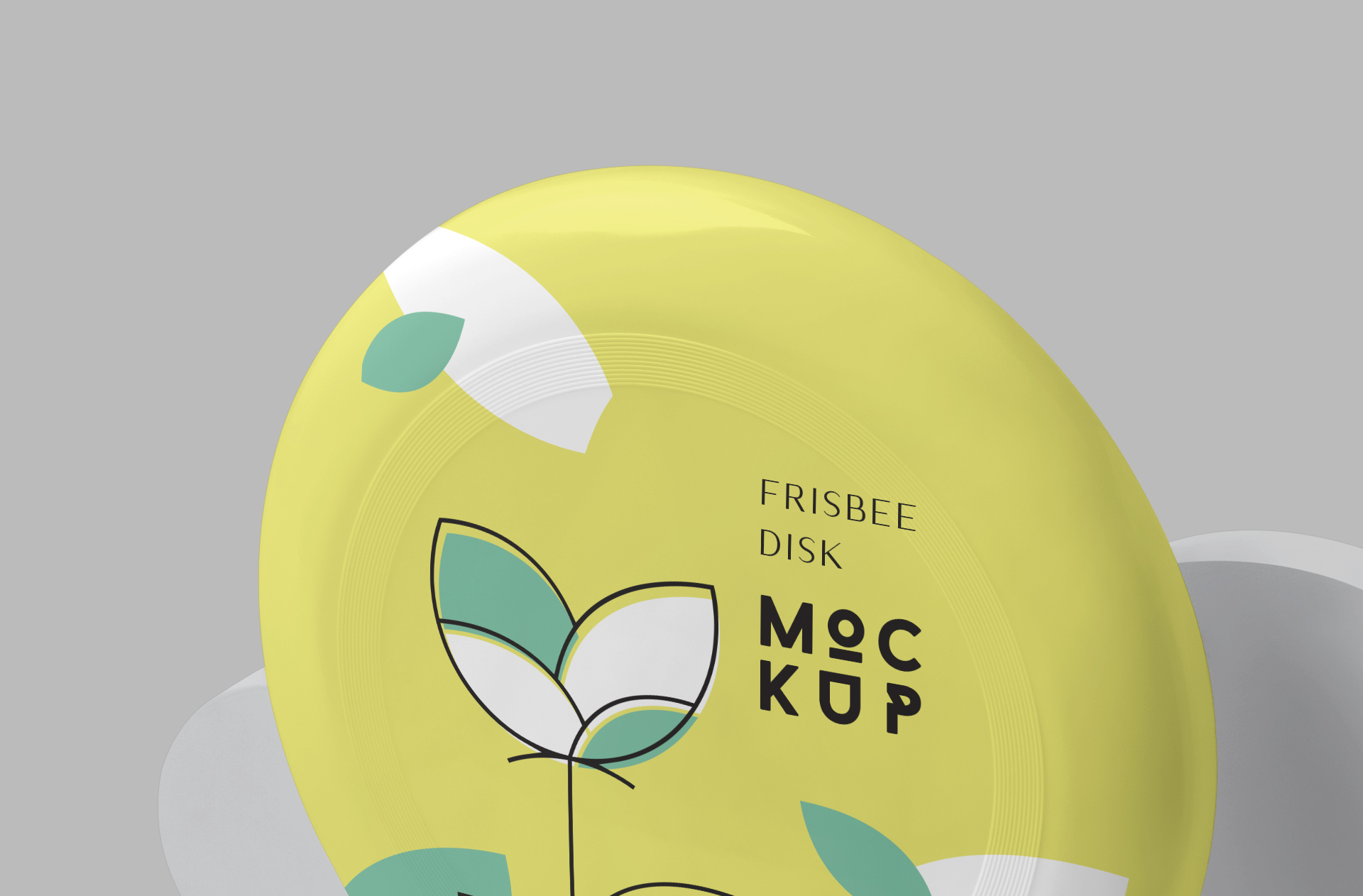 frisbee disk mockup