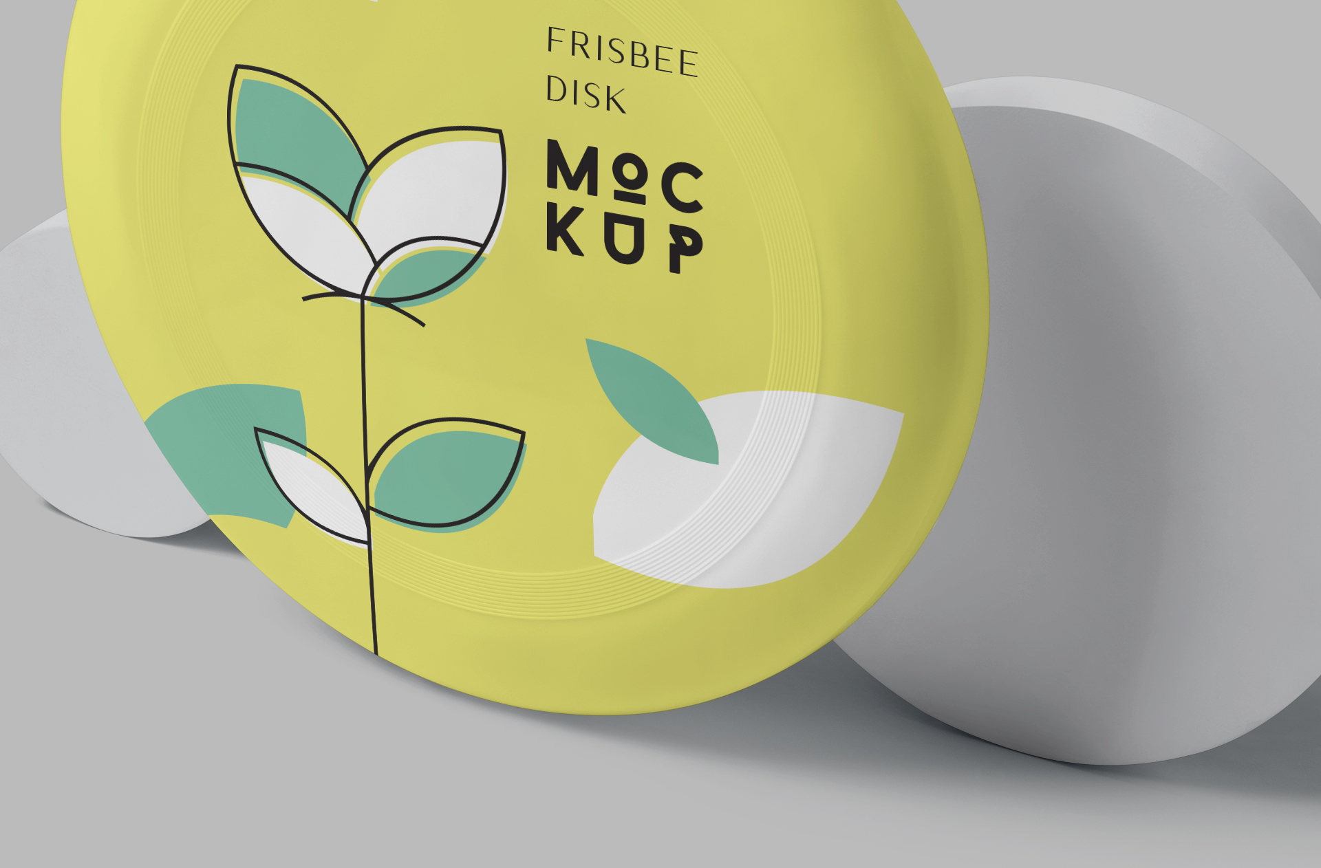 frisbee disk mockup
