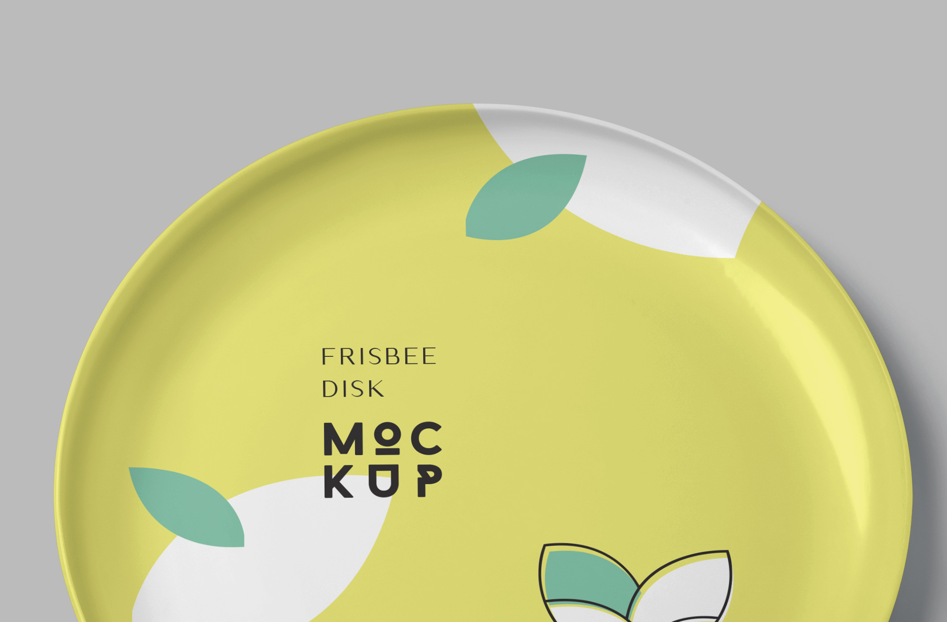 frisbee disk mockup