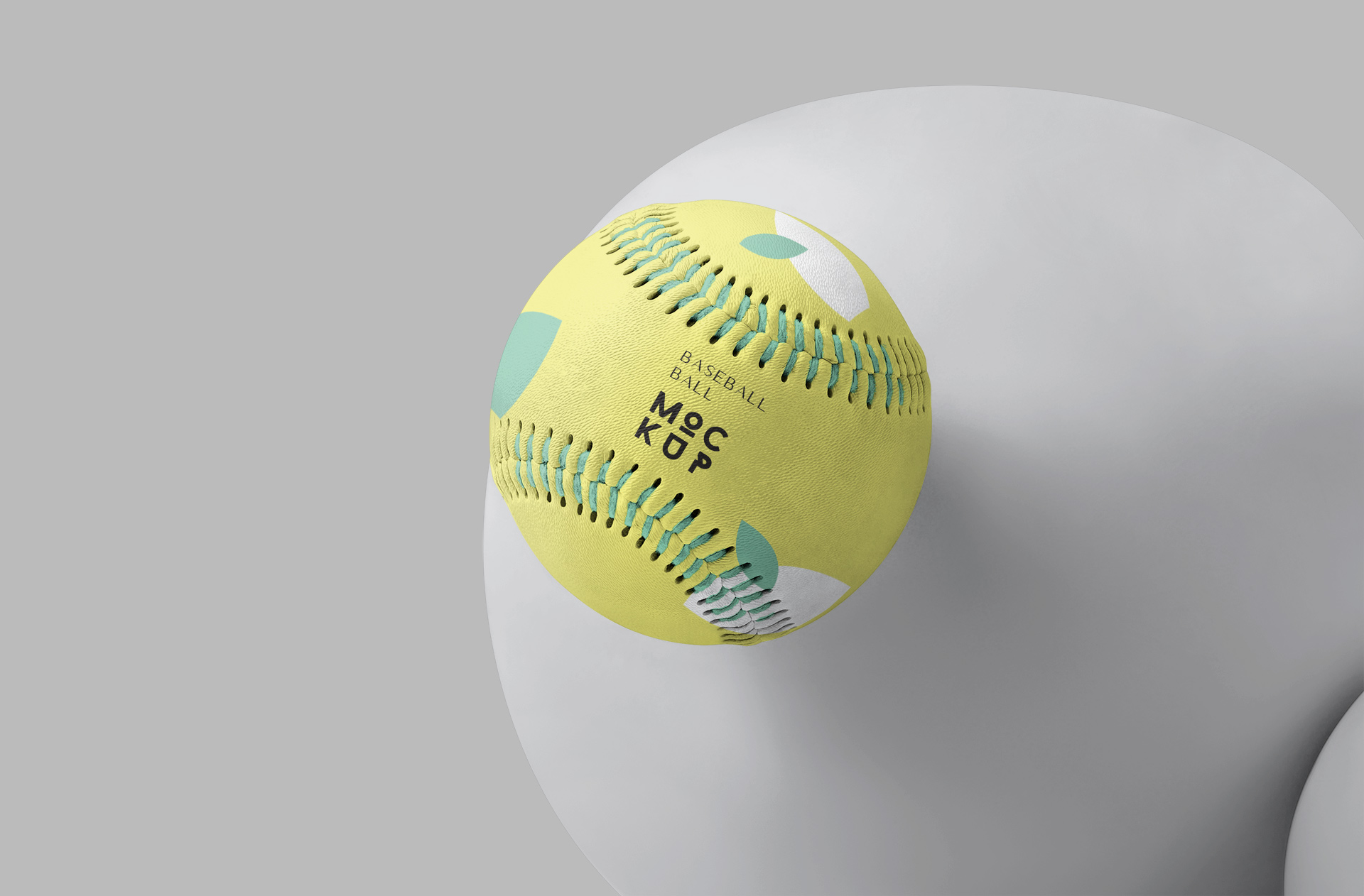 Baseball Mockup Realistic Sports Branding Display