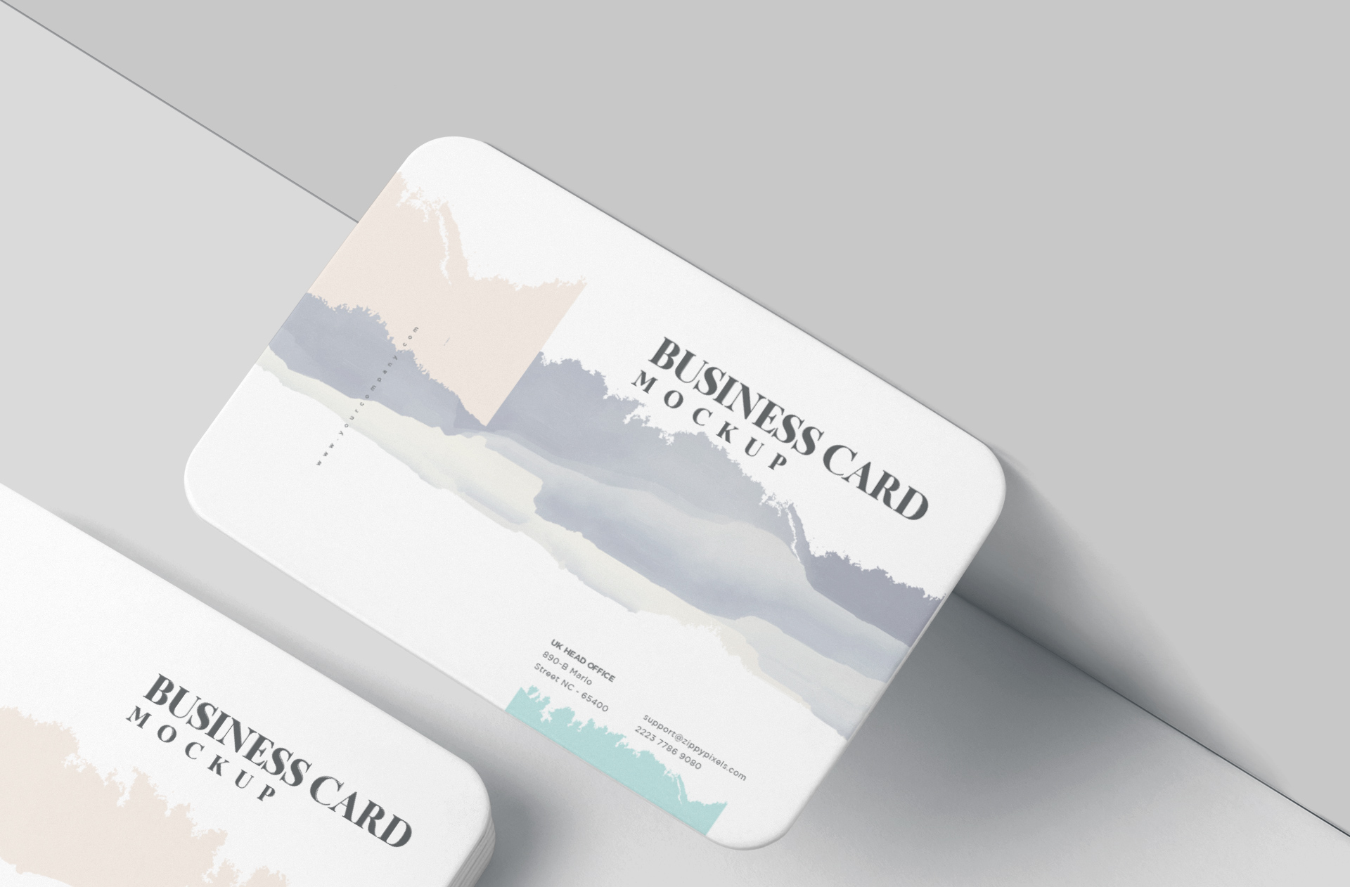business card mockup