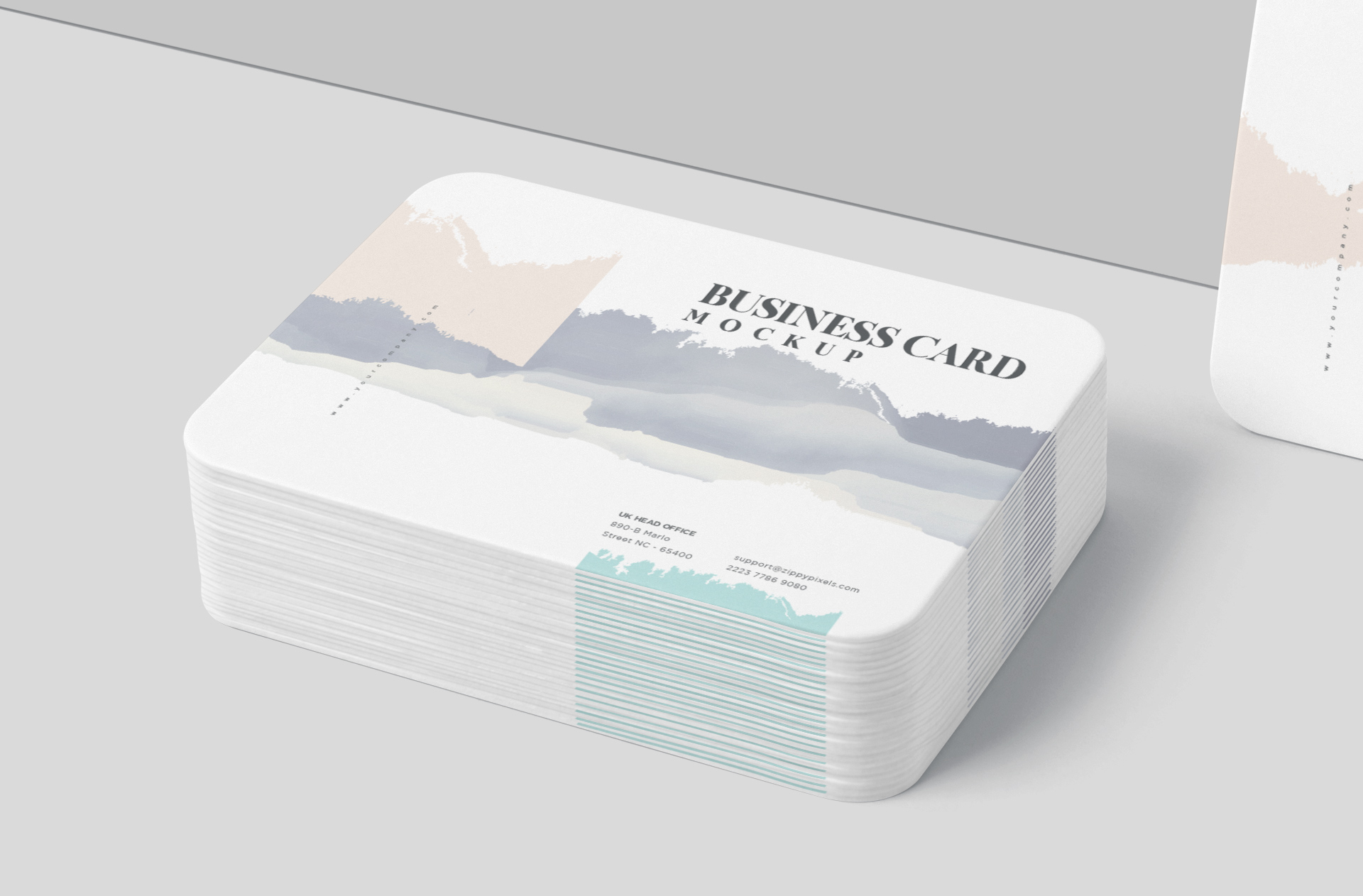 business card mockup