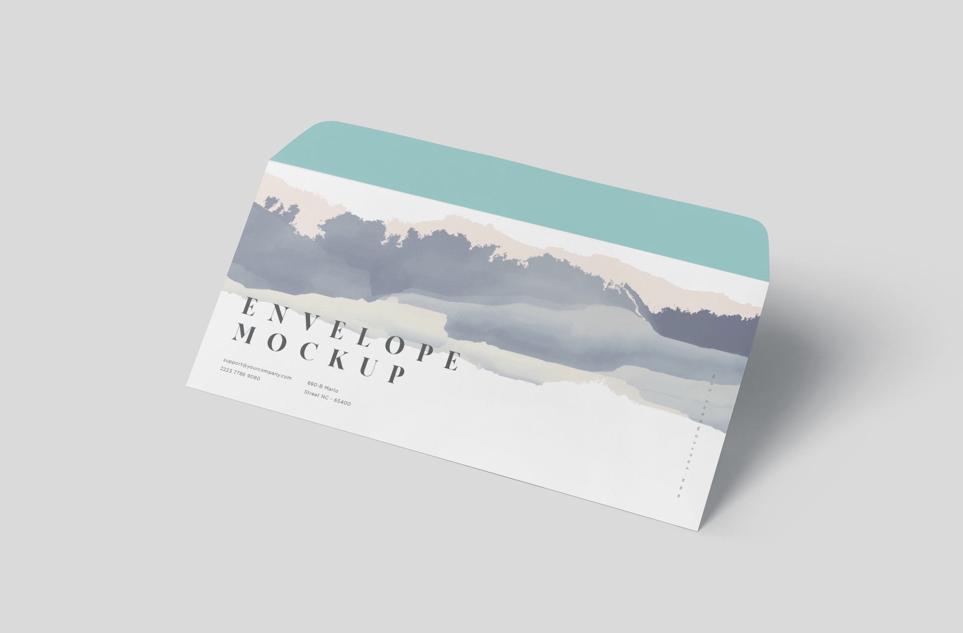 Business Envelope Mockup High-Resolution PSD
