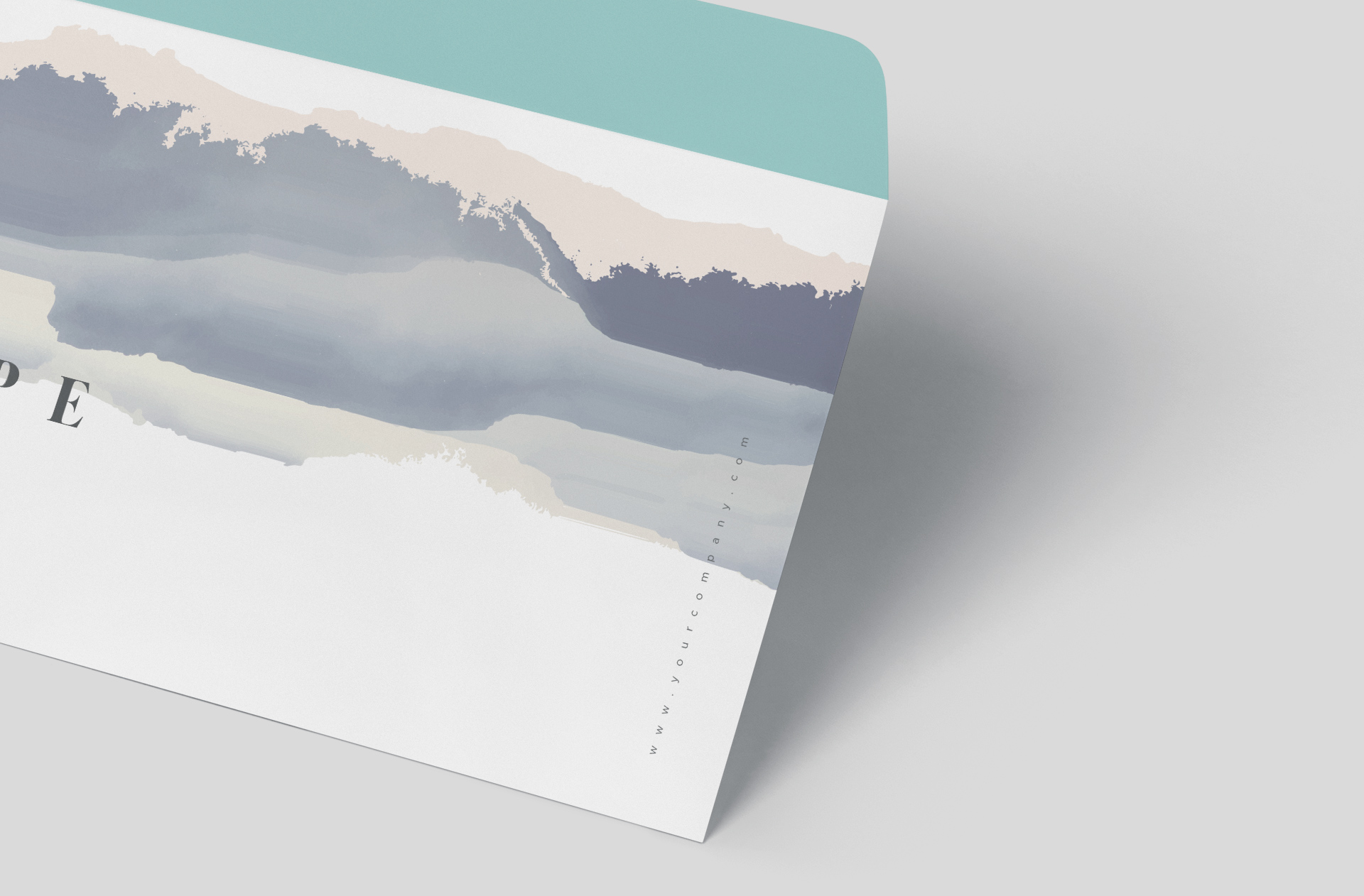 business envelope mock-up