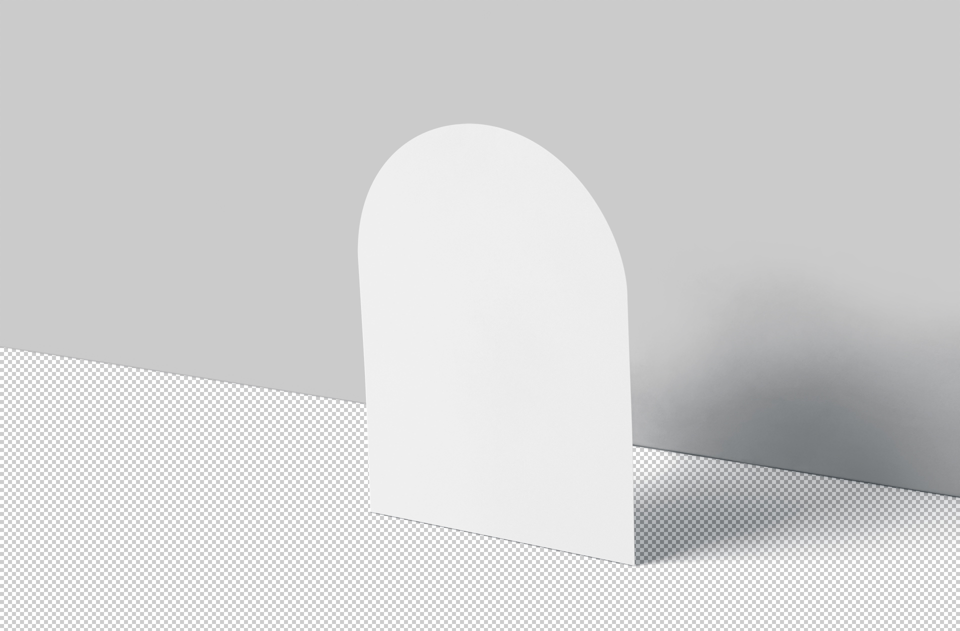 arch invitation card mock-up