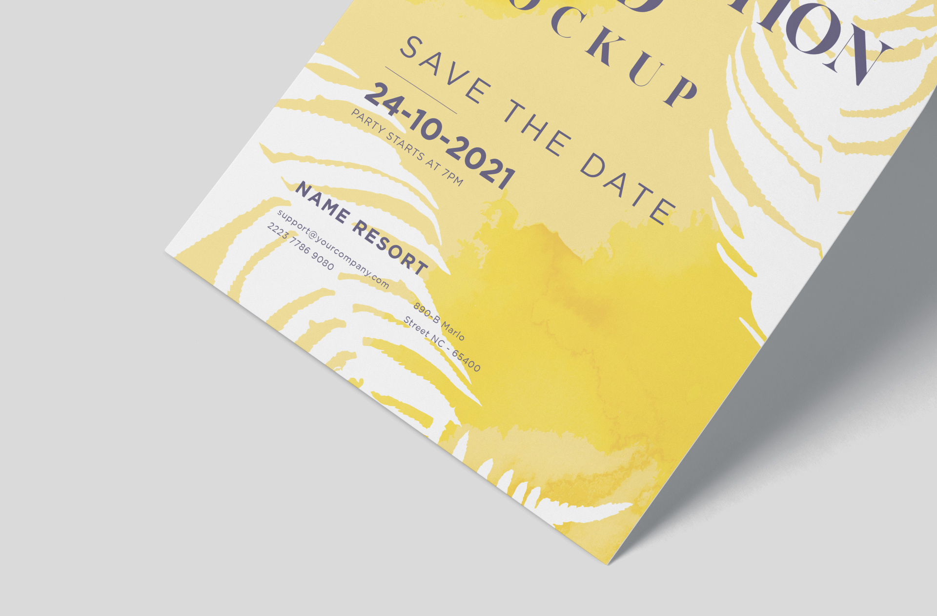 arch event card PSD