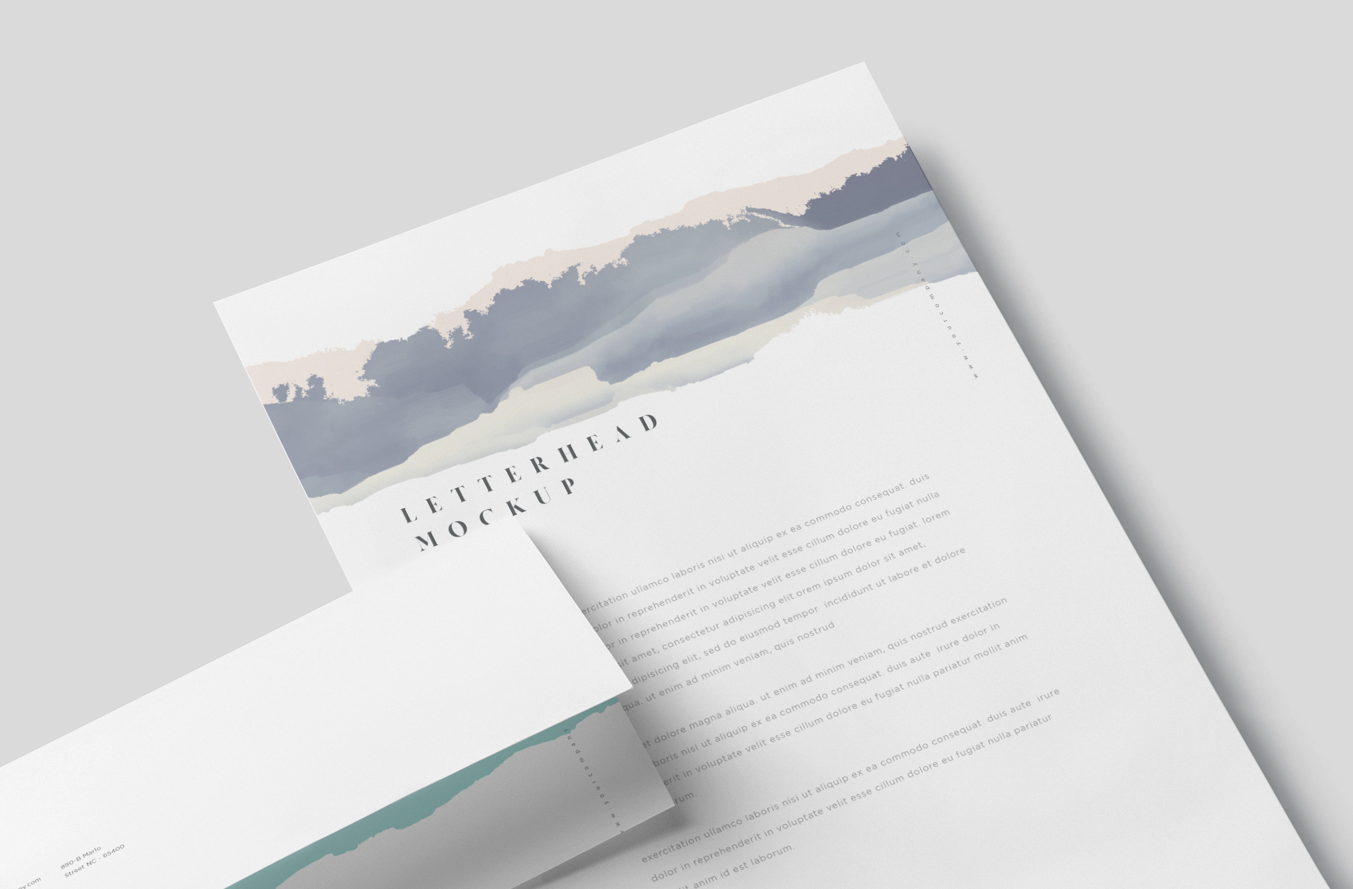 branding communication mock-up