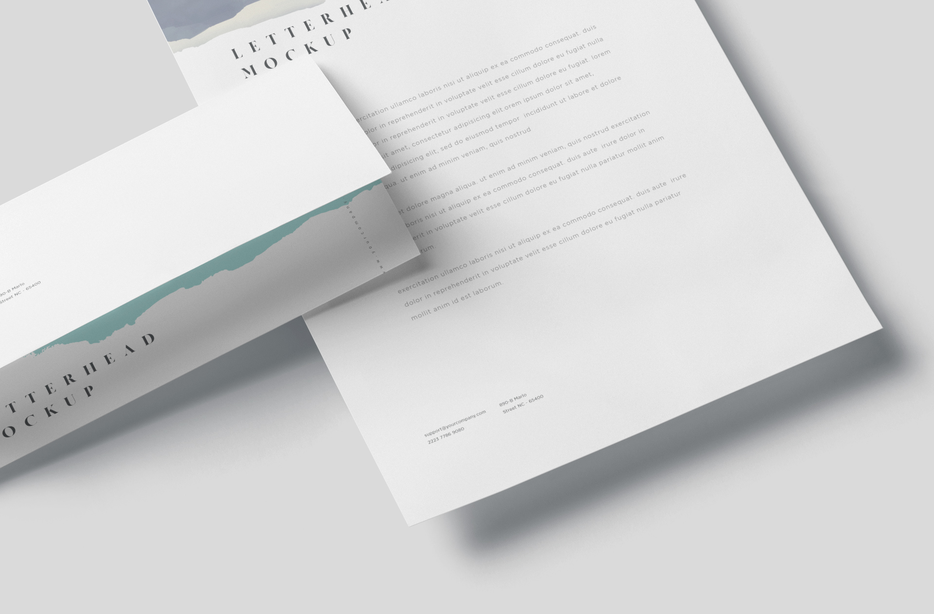 branding communication mock-up