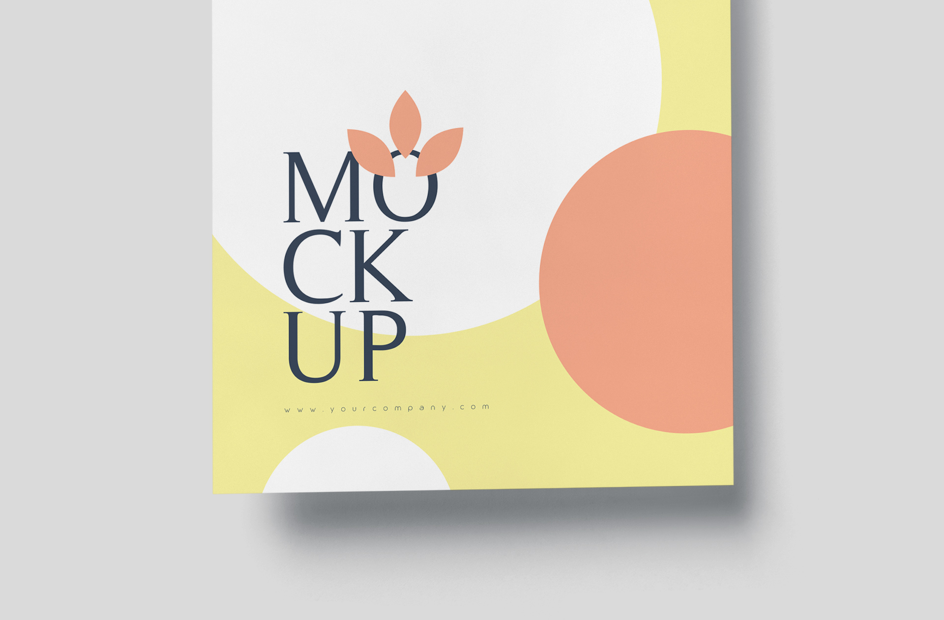 A5 event card mockup