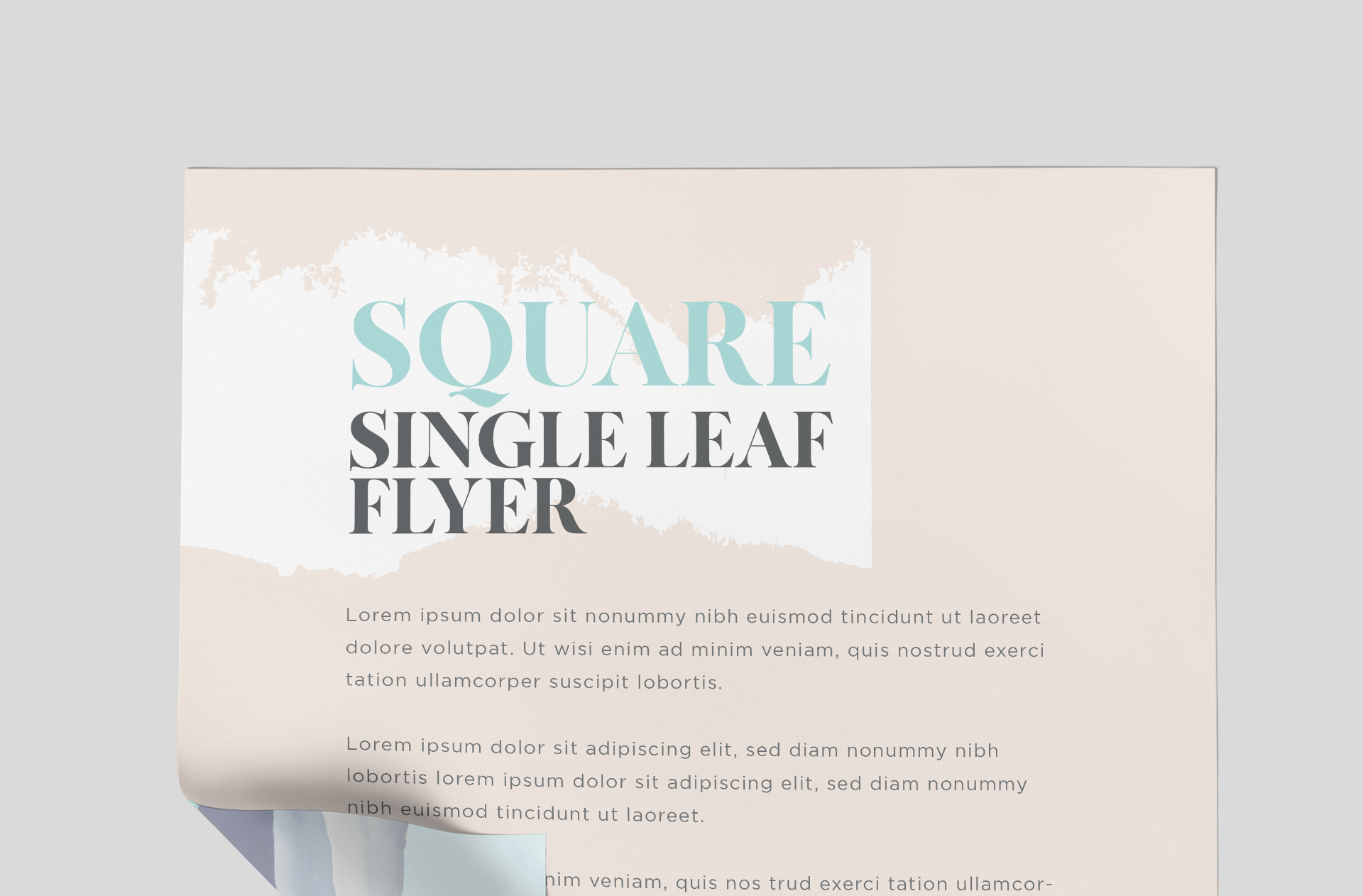 business brochure mock-up