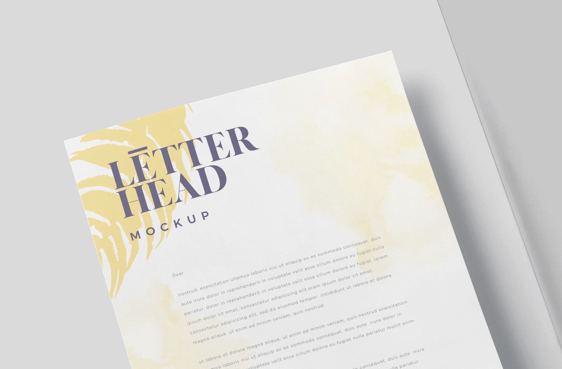 branding document PSD
