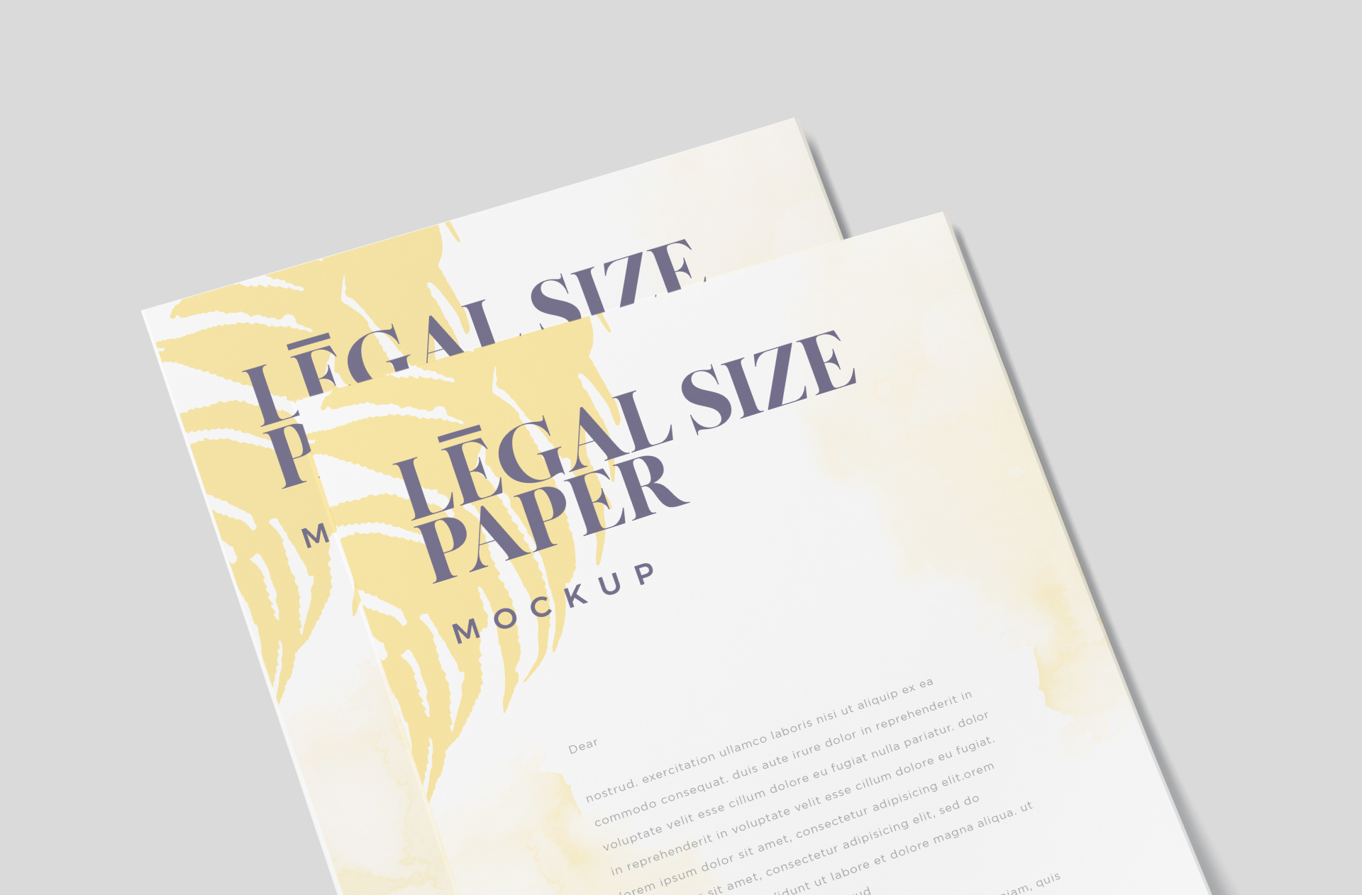 branding paper mockup