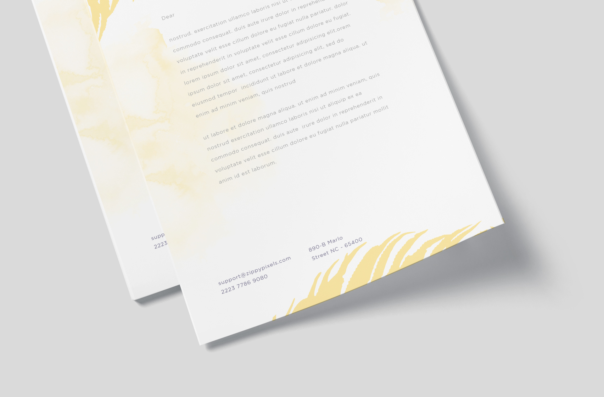 branding paper mockup