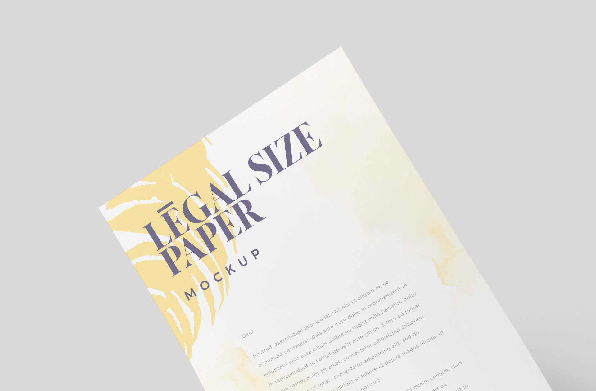 branding document PSD