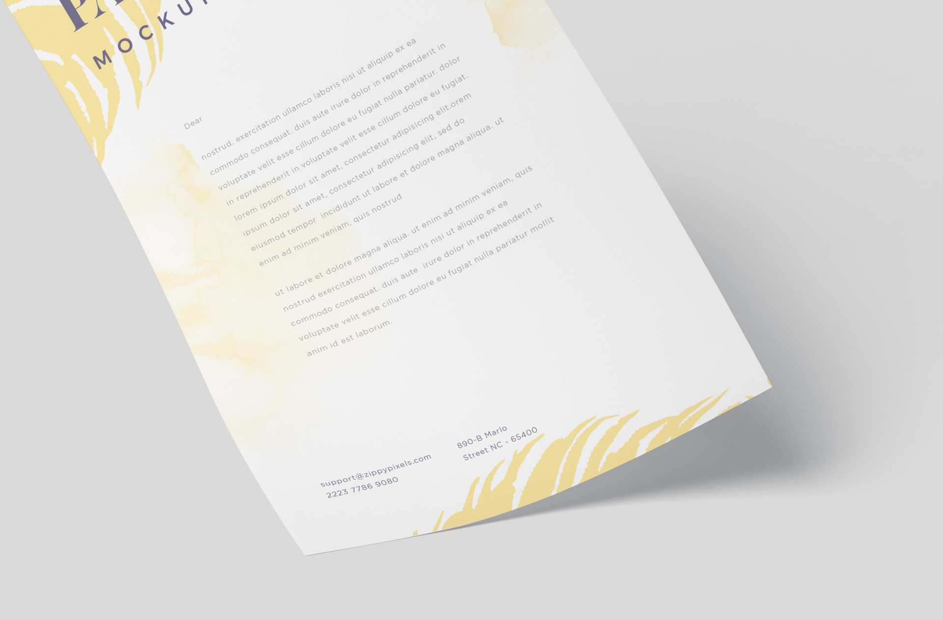 branding document PSD