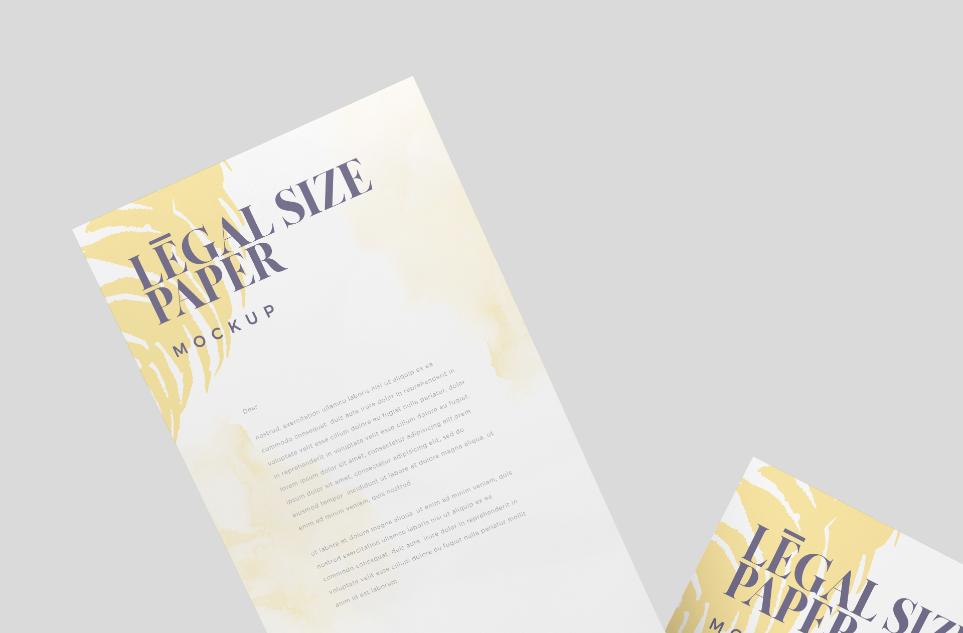 branding stationery PSD
