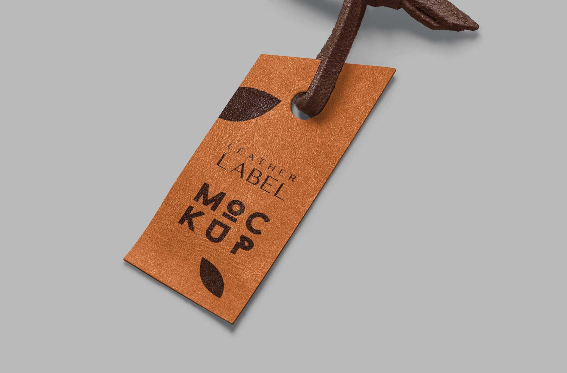 clothing branding tag PSD