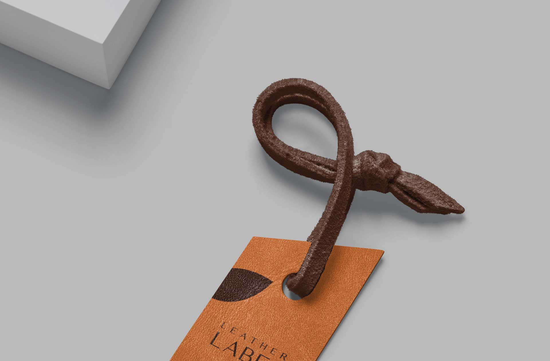 clothing branding tag PSD