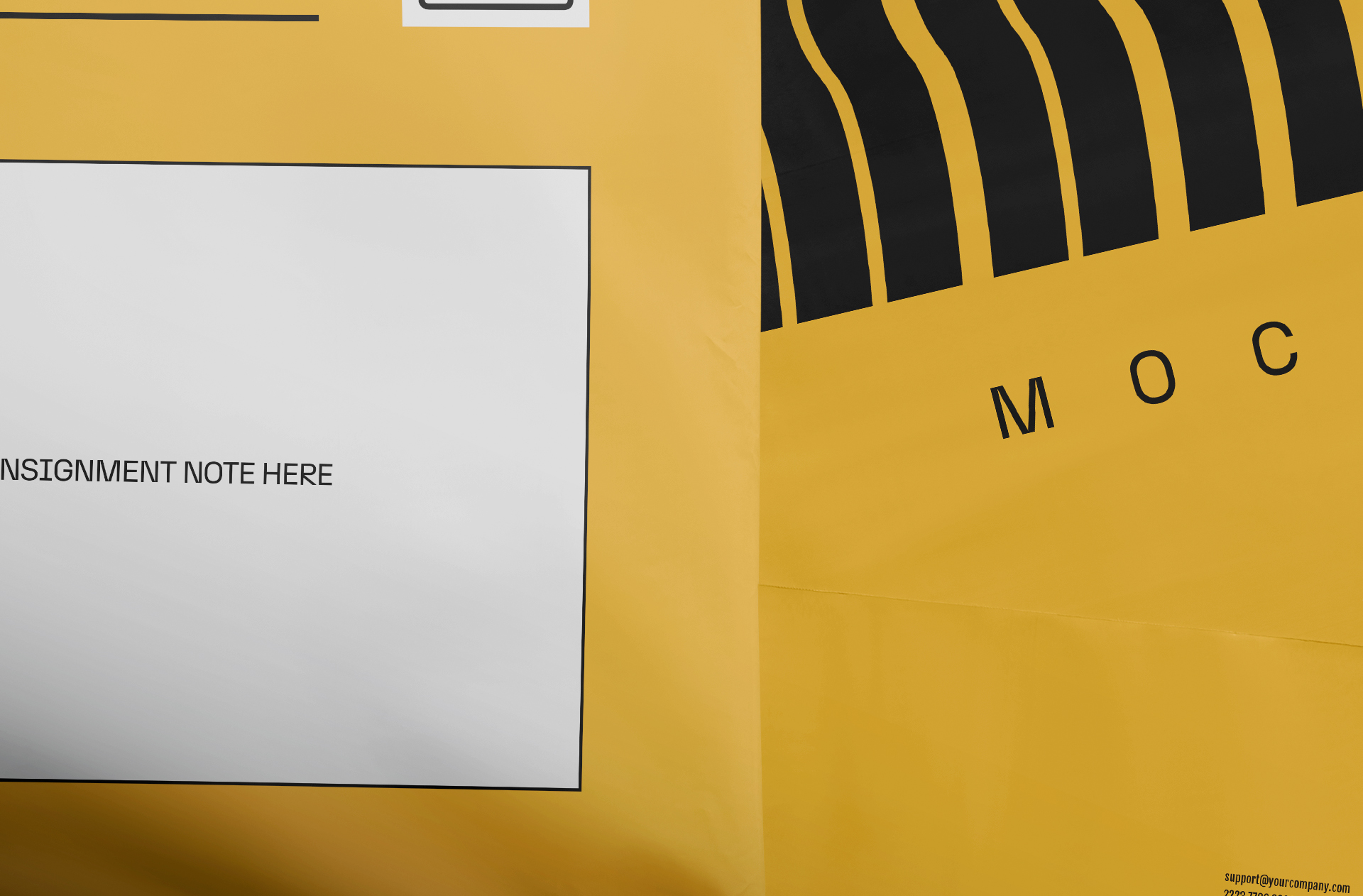 postal packaging mock-up