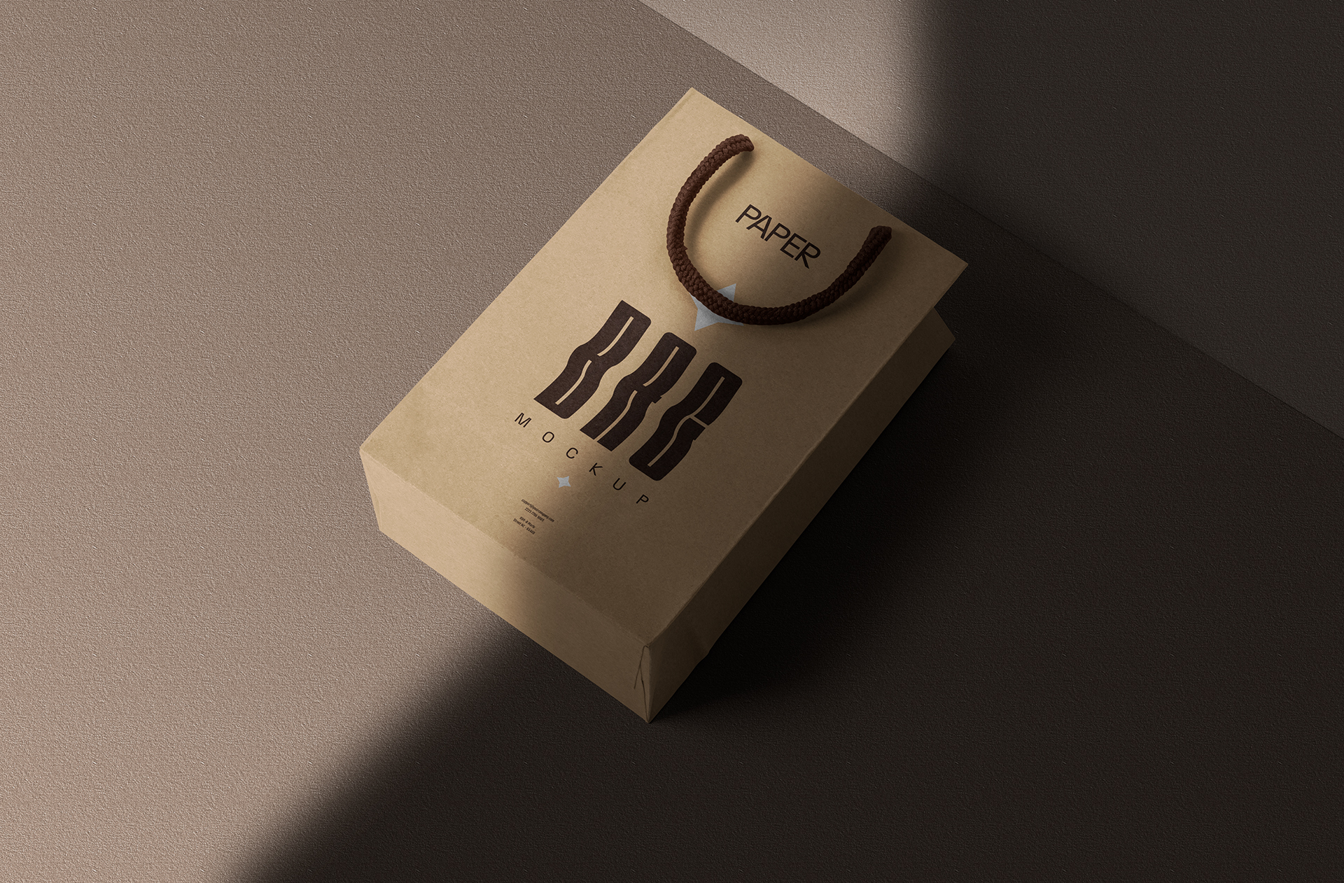 Premium Shopping Bag Mockup with High-Resolution PSD