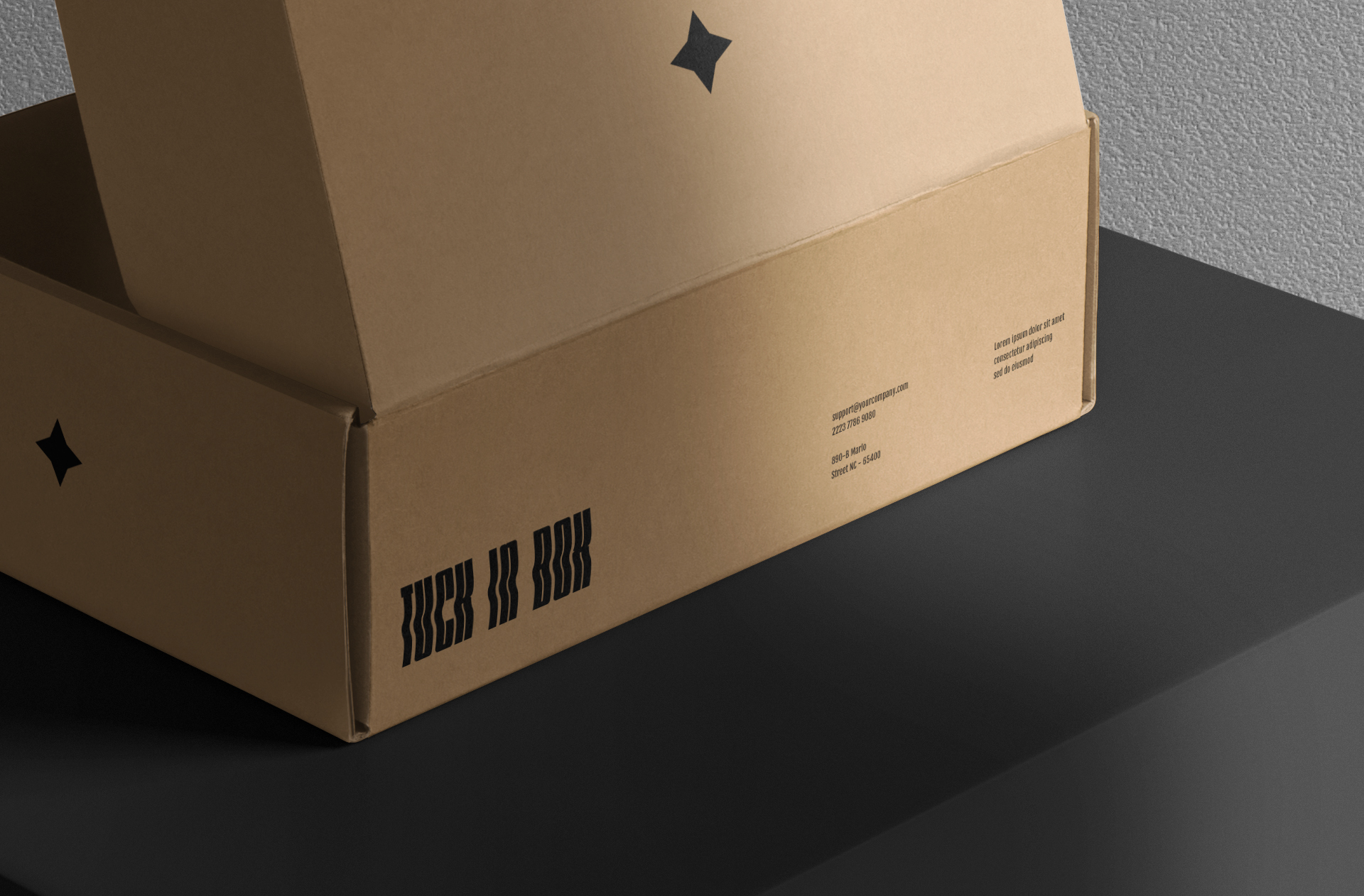 box design template