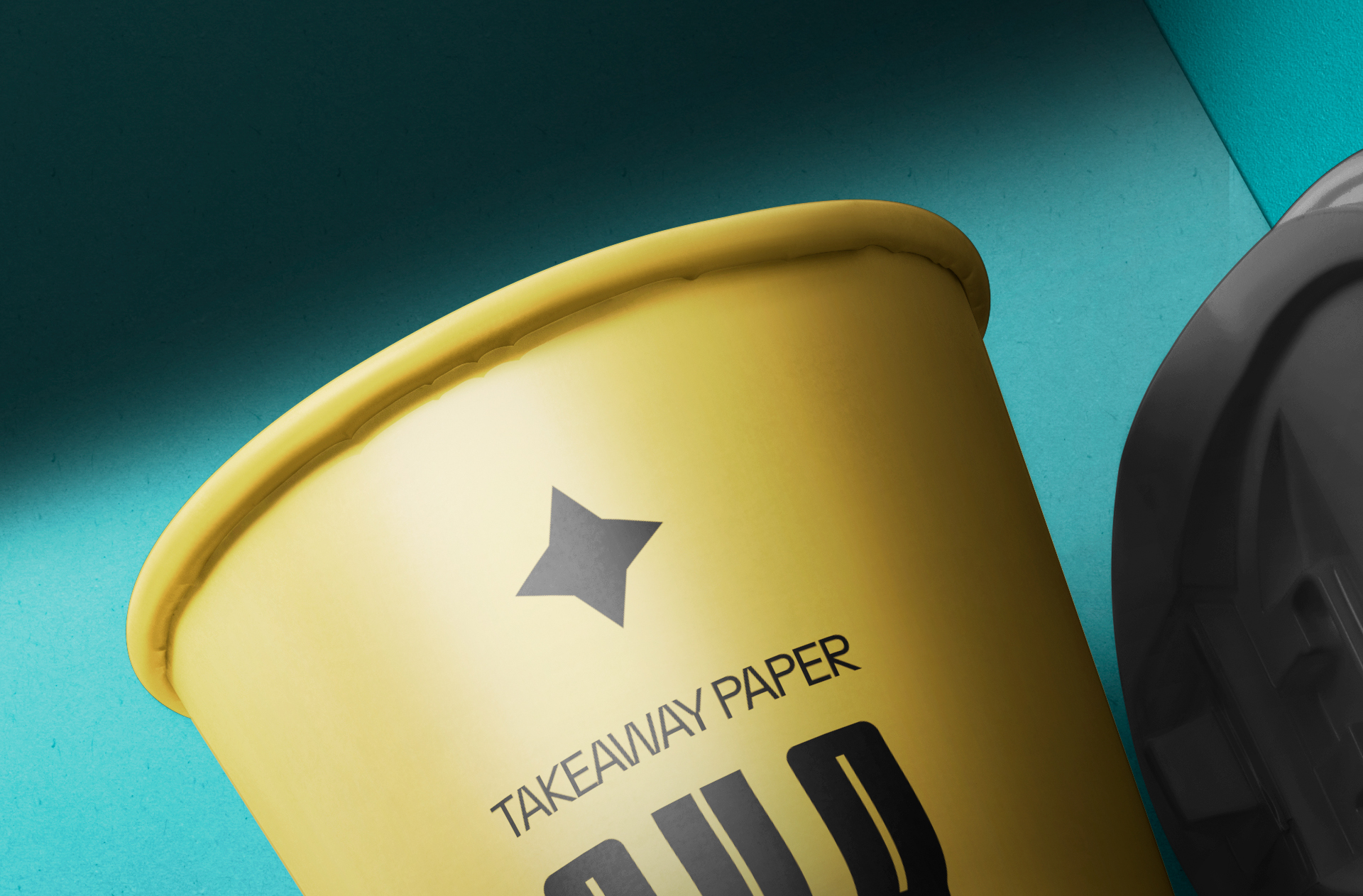 beverage branding mockup