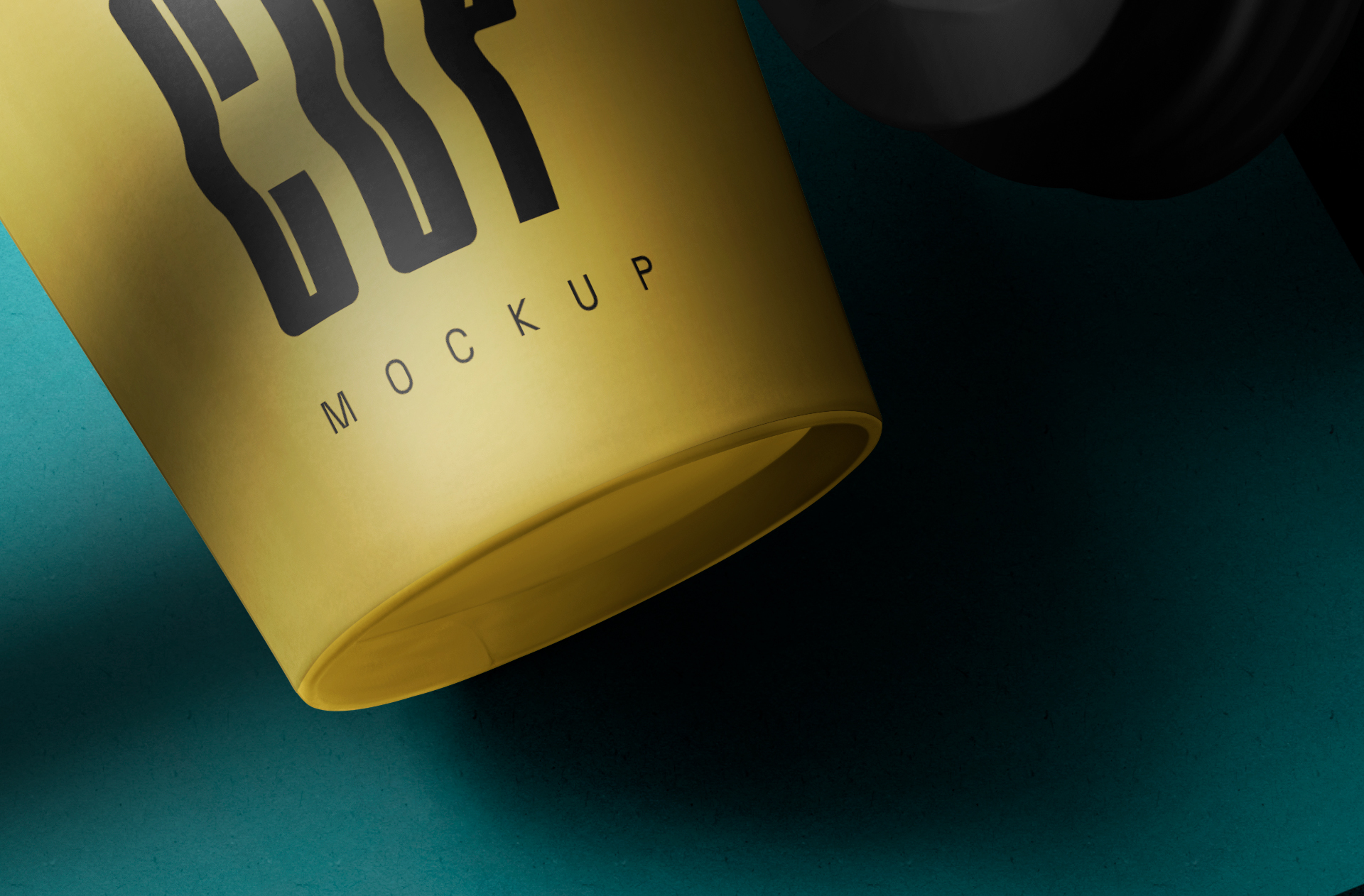beverage branding mockup