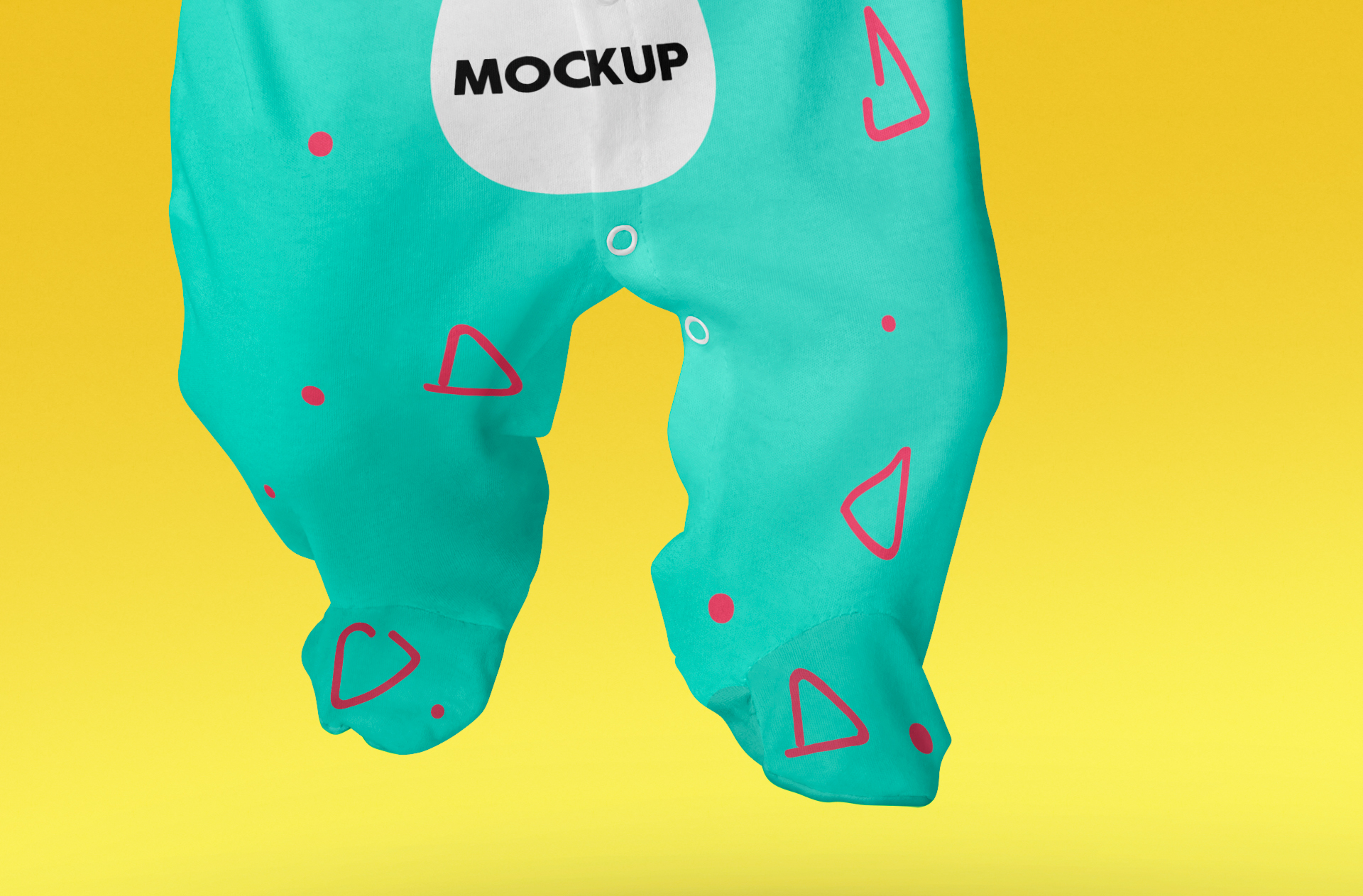 3D baby romper PSD