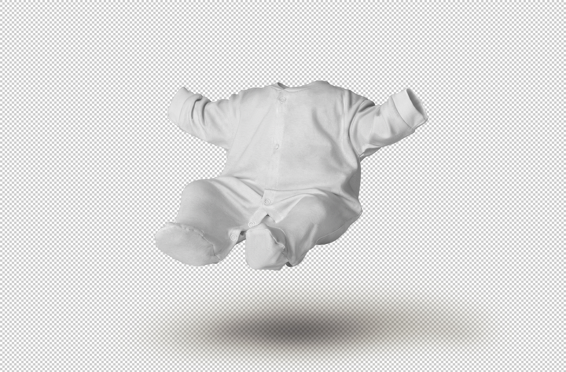 3D baby romper PSD