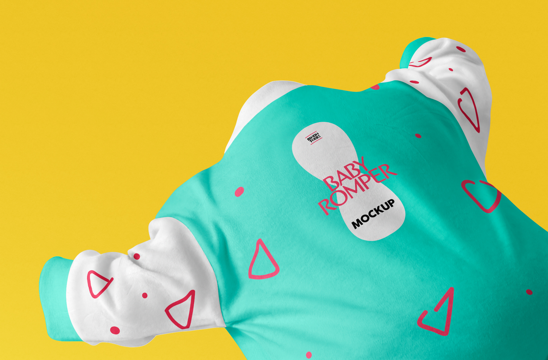 3D baby romper PSD