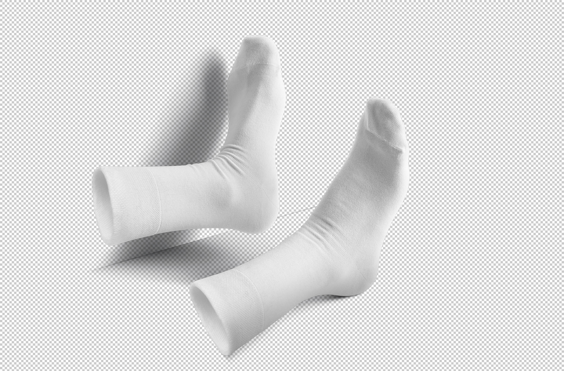 3D socks mock-up