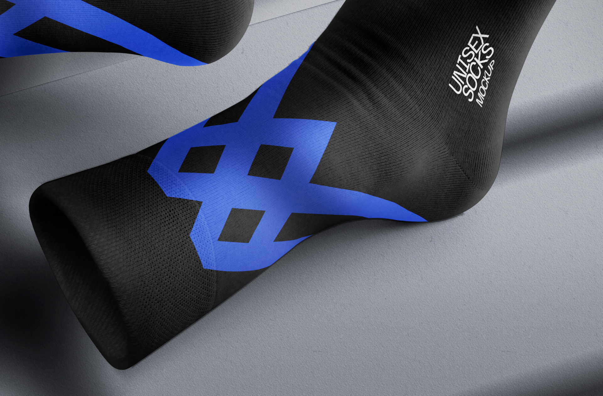 3D socks mock-up