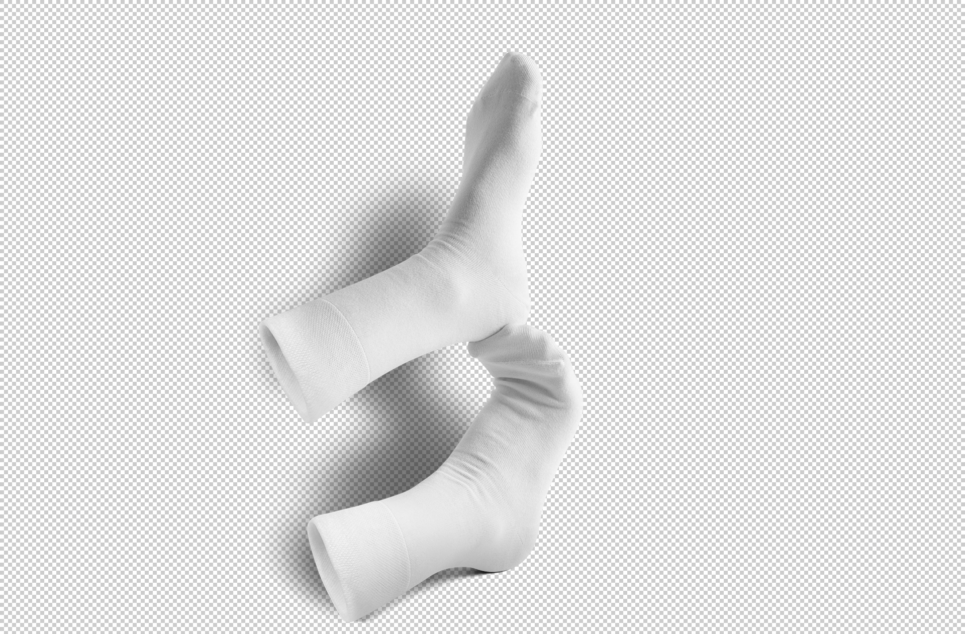 3D socks mock-up