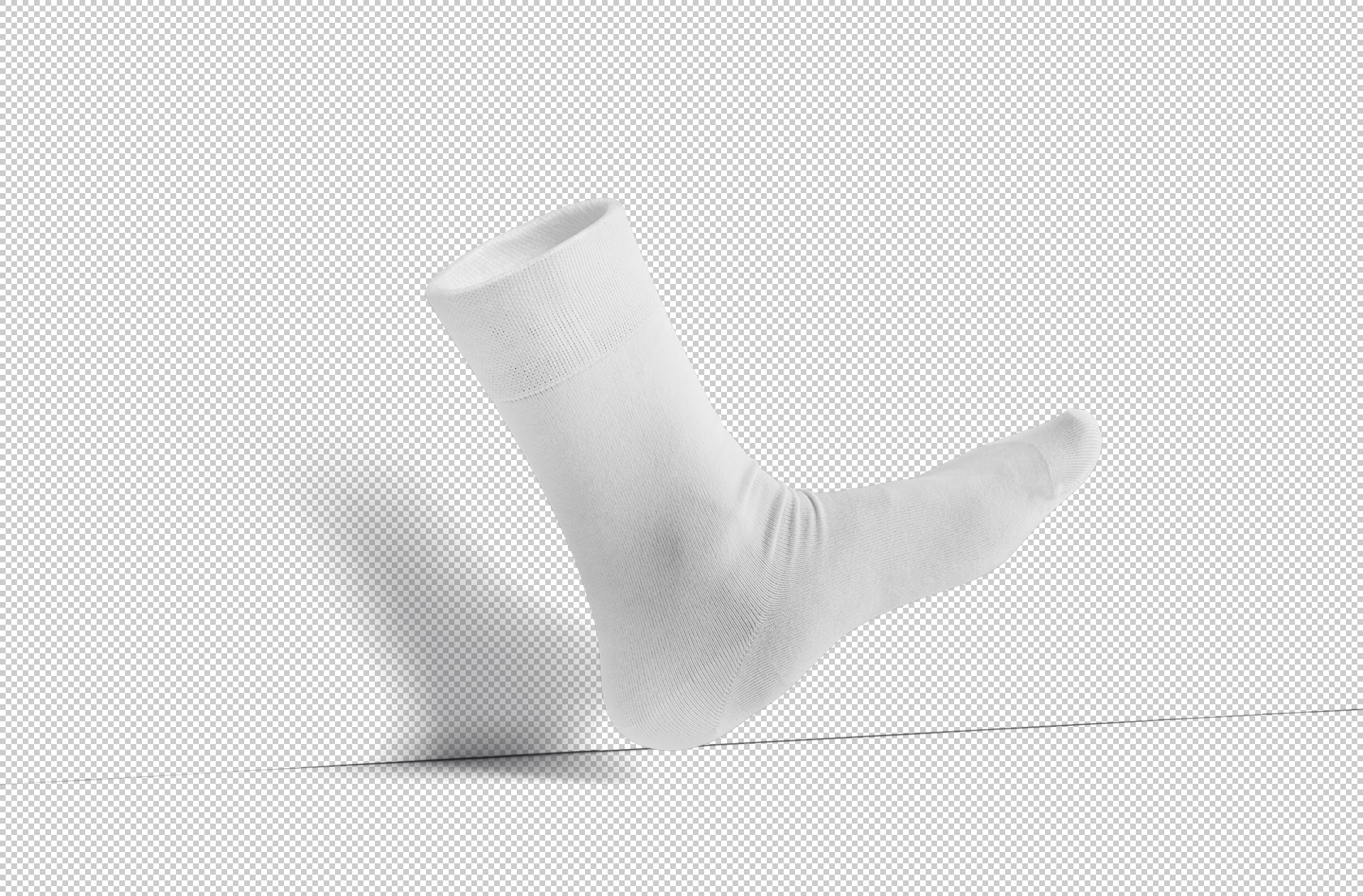 3D socks mock-up