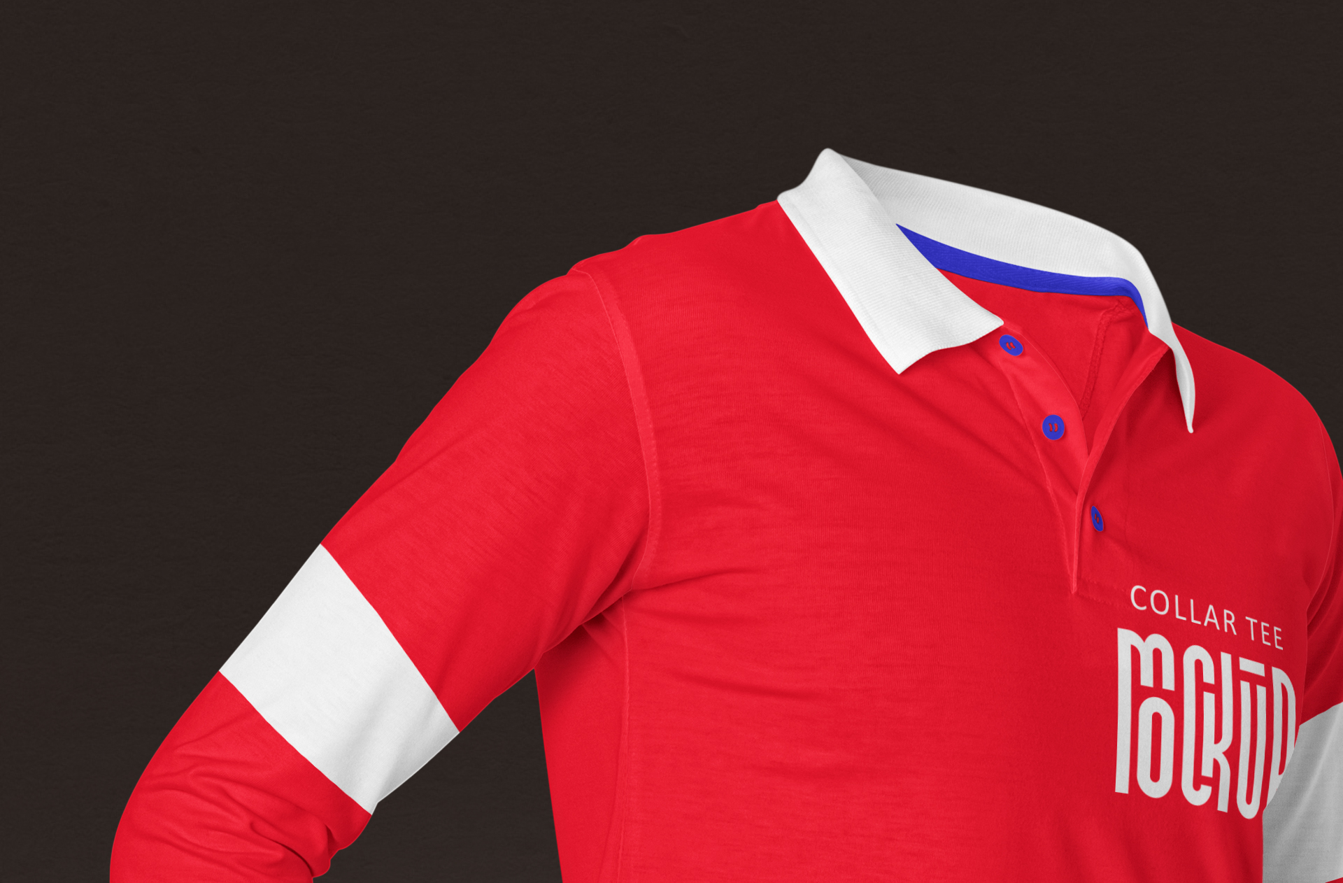 3D polo mock-up