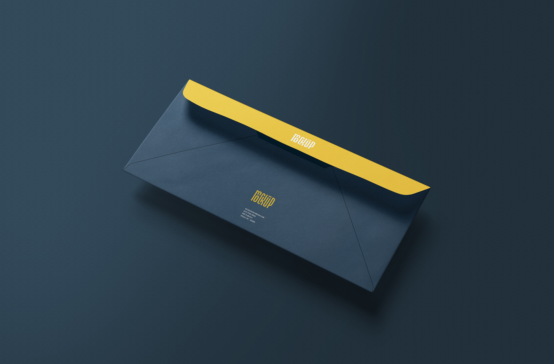 Top View Envelope Mockup for Professional Stationery