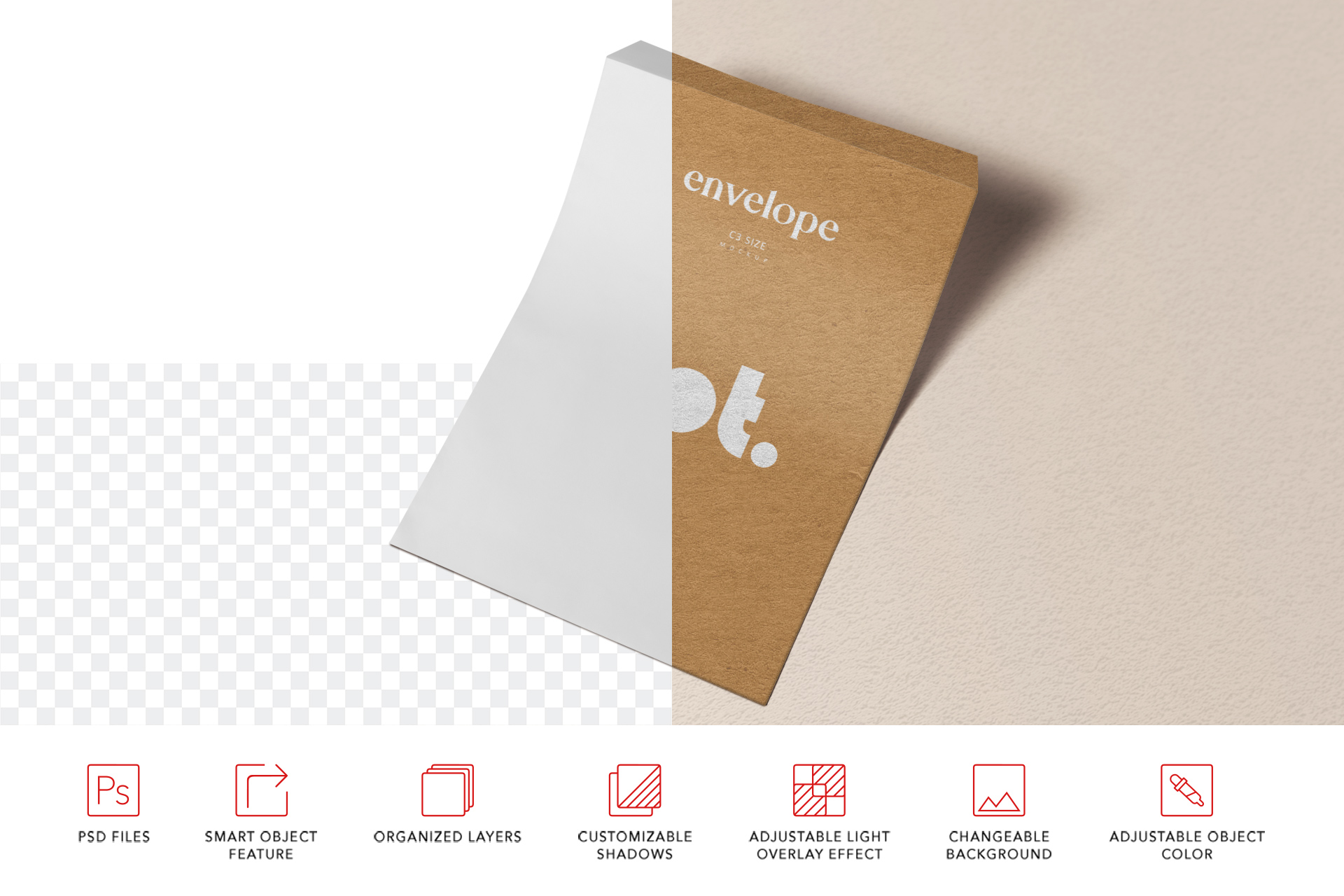 branding envelope mockup