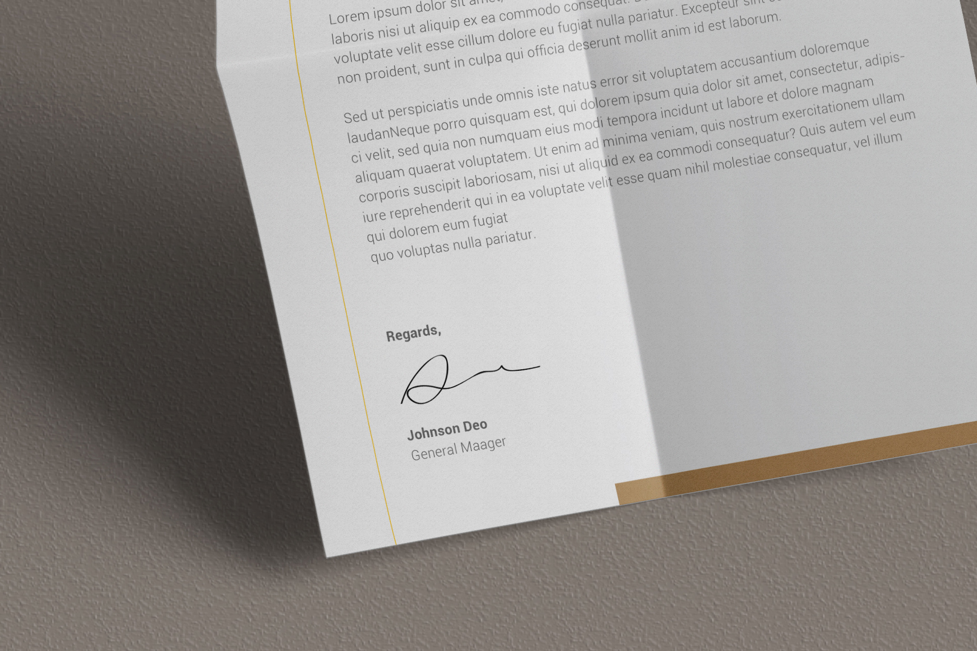 A4 paper Mockup design