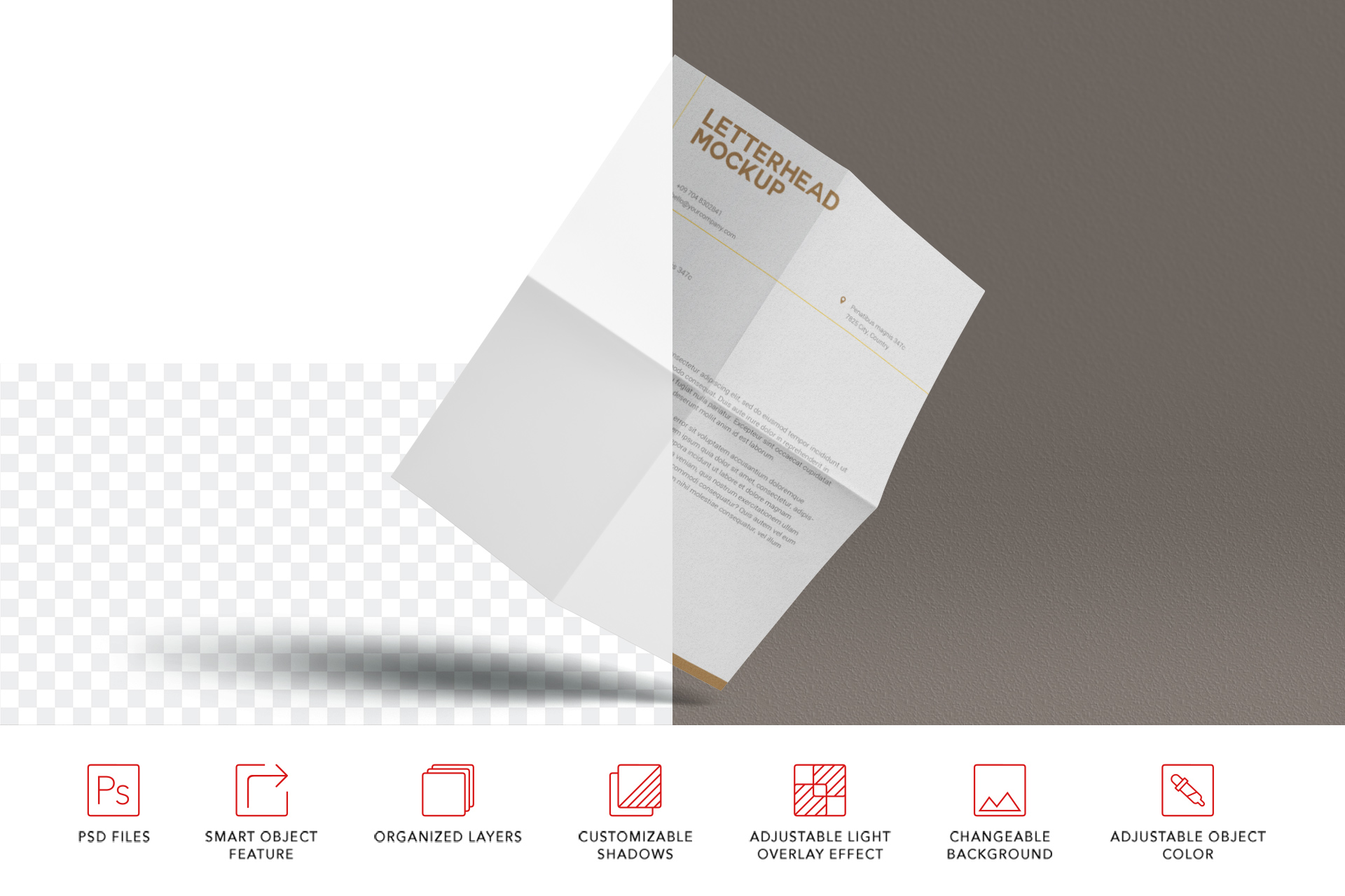 A4 print mockup