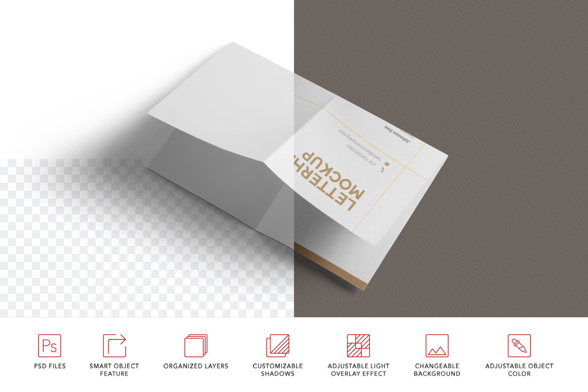 business paper mockup